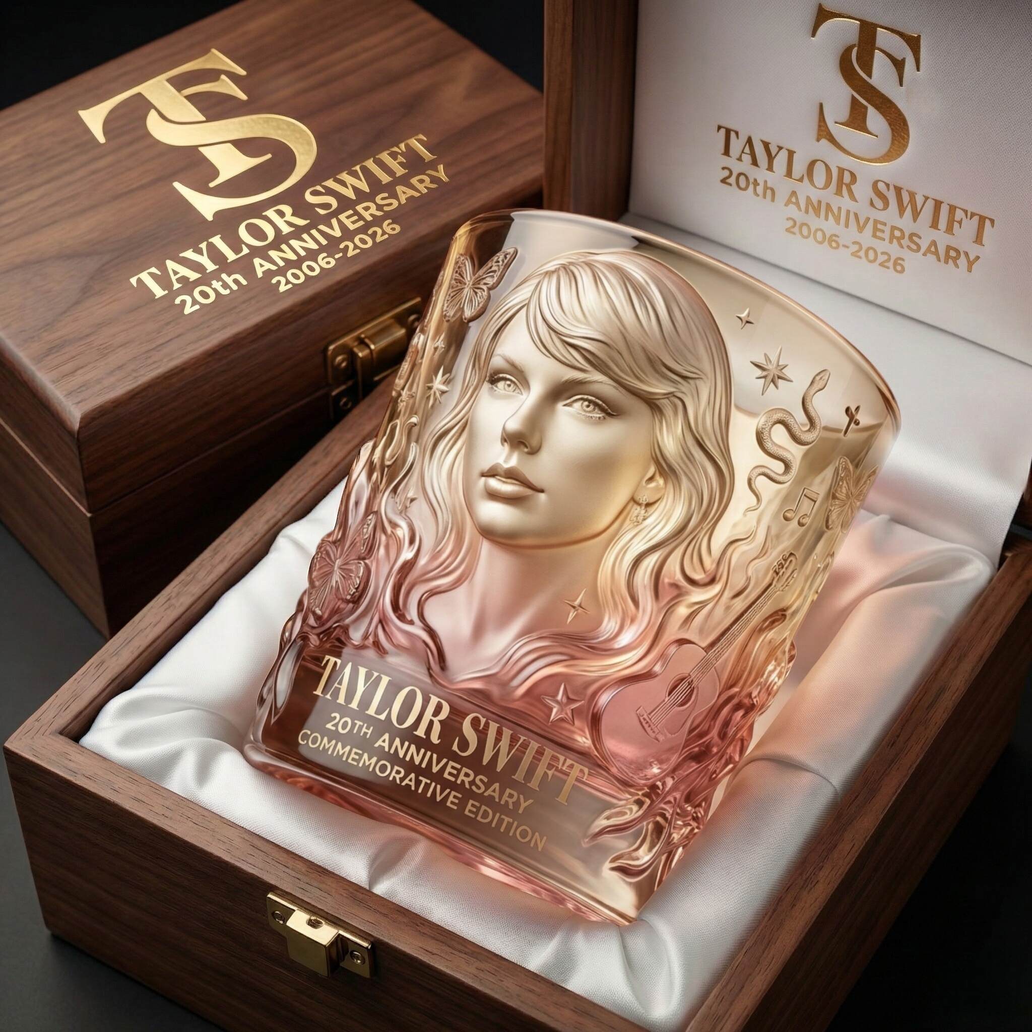 Taylor Swift 20th Anniversary Collector Whiskey Glass