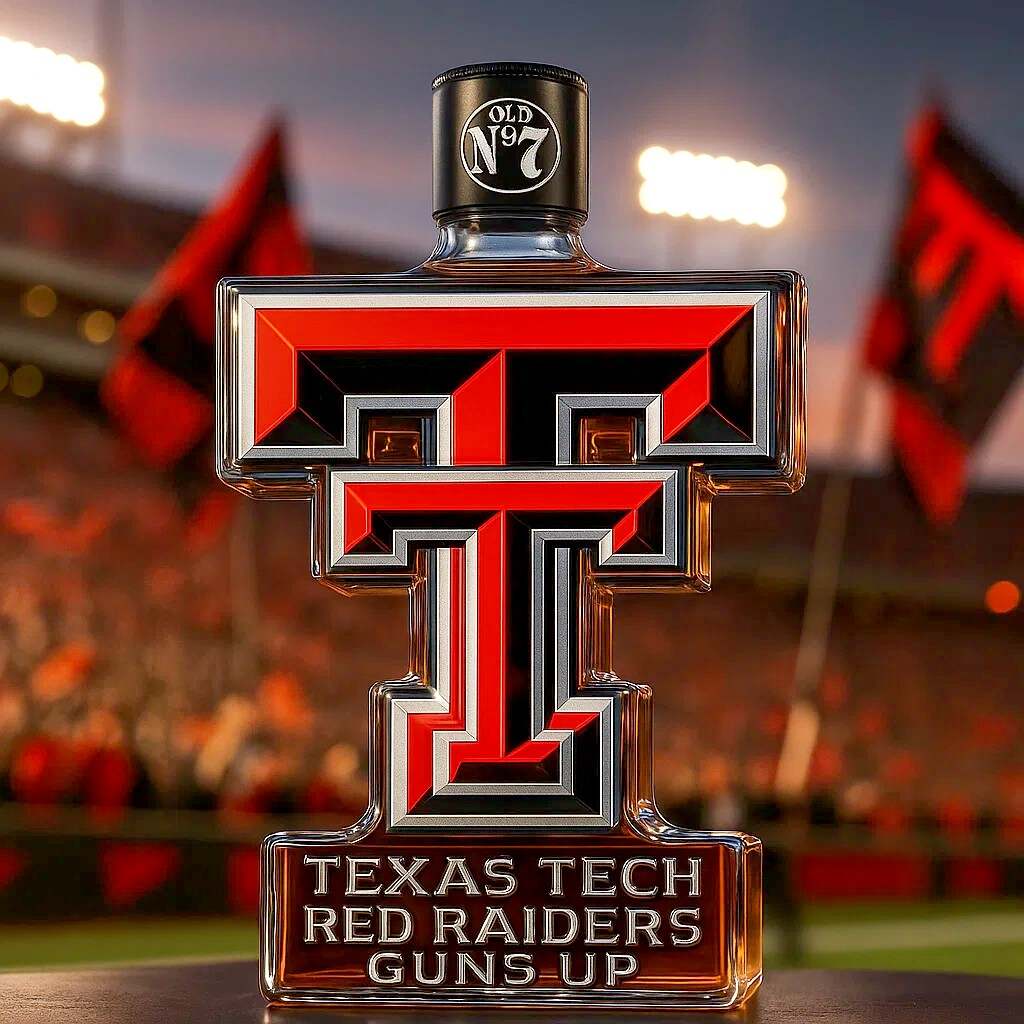 TEXAS TECH Red Raiders Limited Edition Collector’s Whiskey Bottle