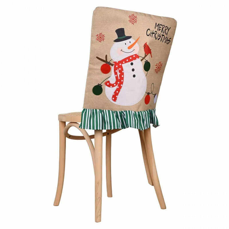 Christmas Chair Back Covers For Dinning Room Decoration