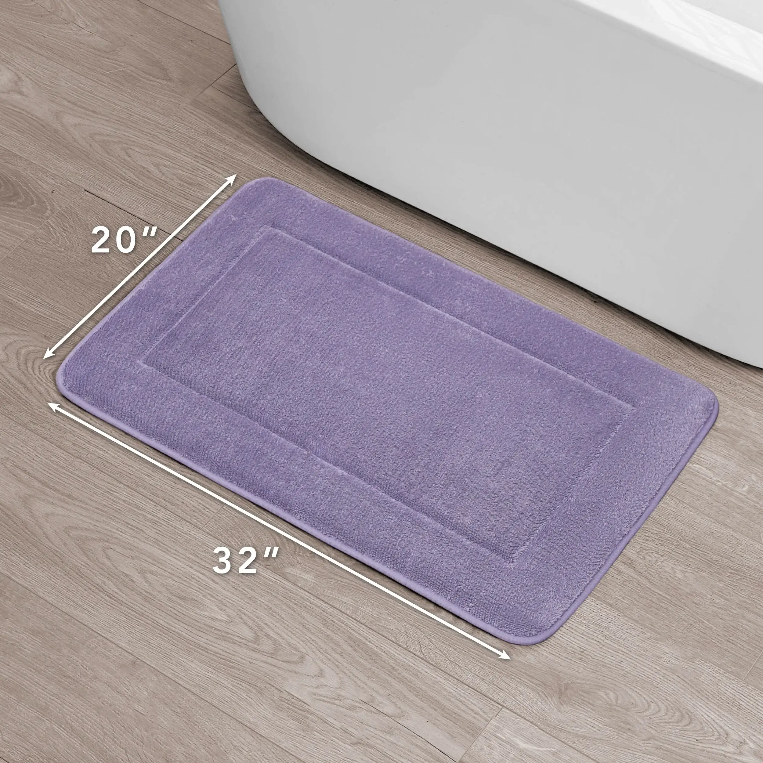 Oliver Brown Terry Memory Foam Bath Mat