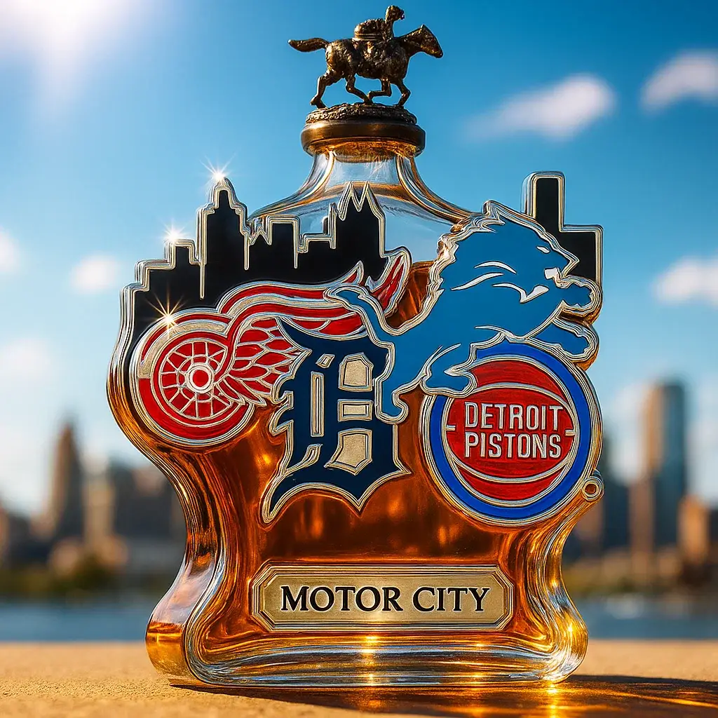 Detroit Limited Edition Whisky Bottle