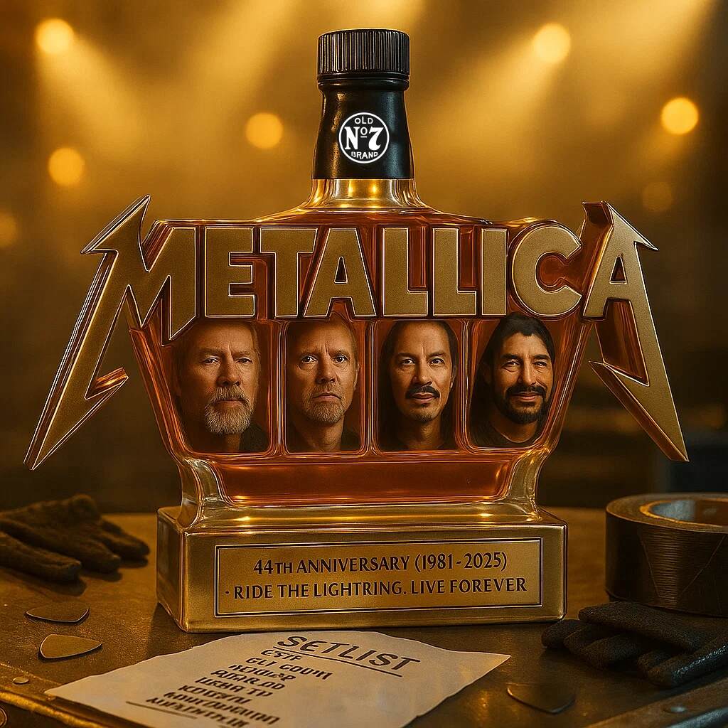Metallica Limited Edition Whisky Bottle