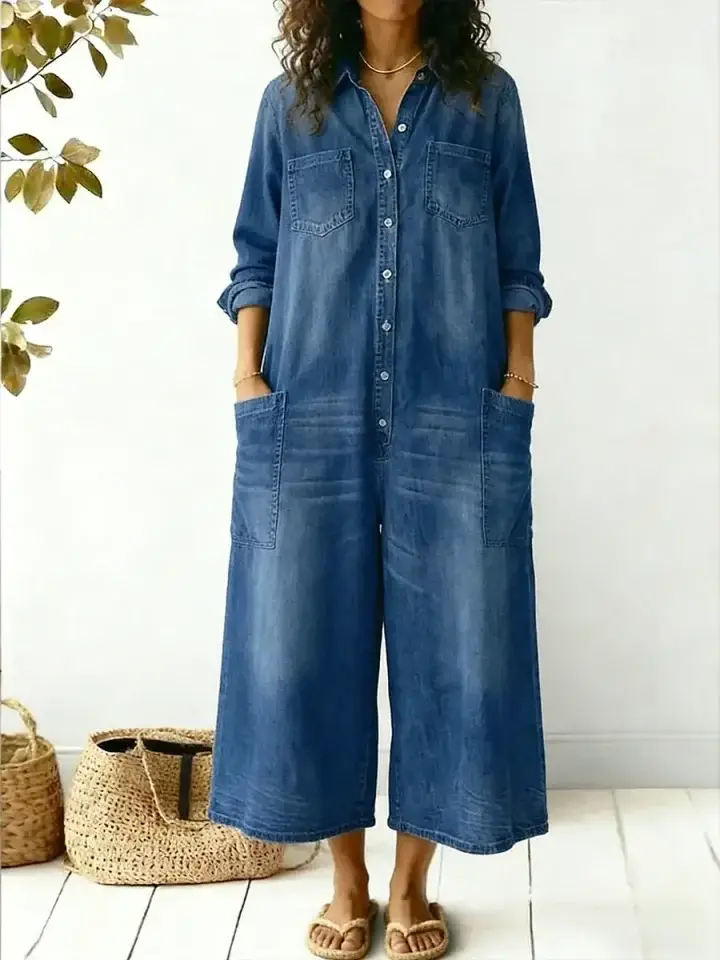 🔥Summer Arrivals🌟Women's Cozy And Casual Cotton Jumpsuit