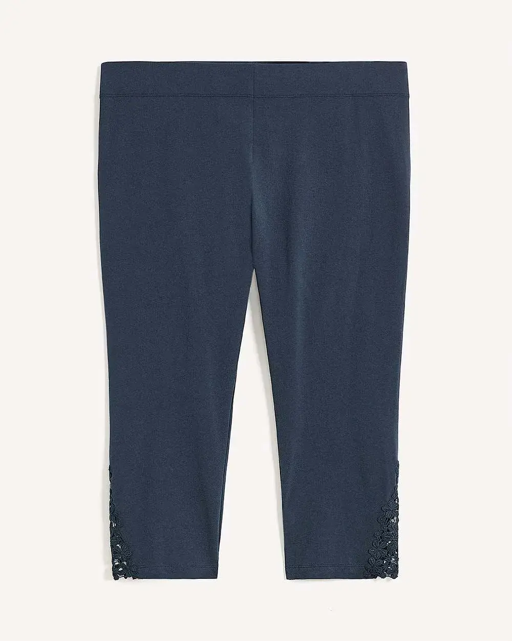 Capri Legging with Embroidery at Hem - PENN. Essentials