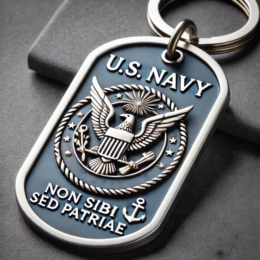 Military Motto Keychains