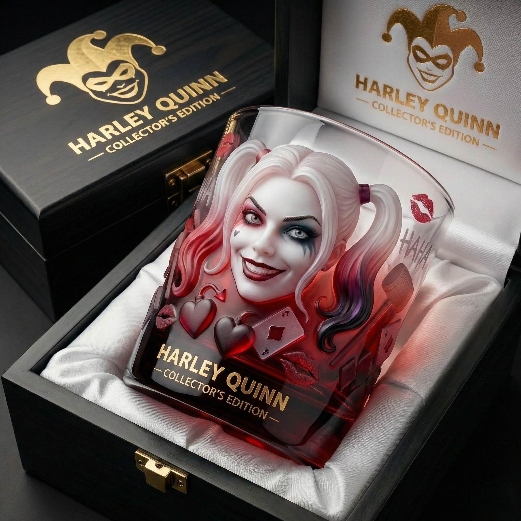 Joker & Harley Premium Whiskey Glass Set