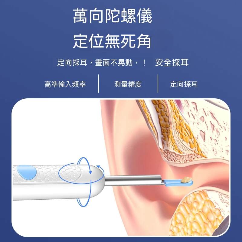 【品牌熱銷】新款可視挖耳勺 無線超清2000萬像素 智能神器清潔發光掏耳勺