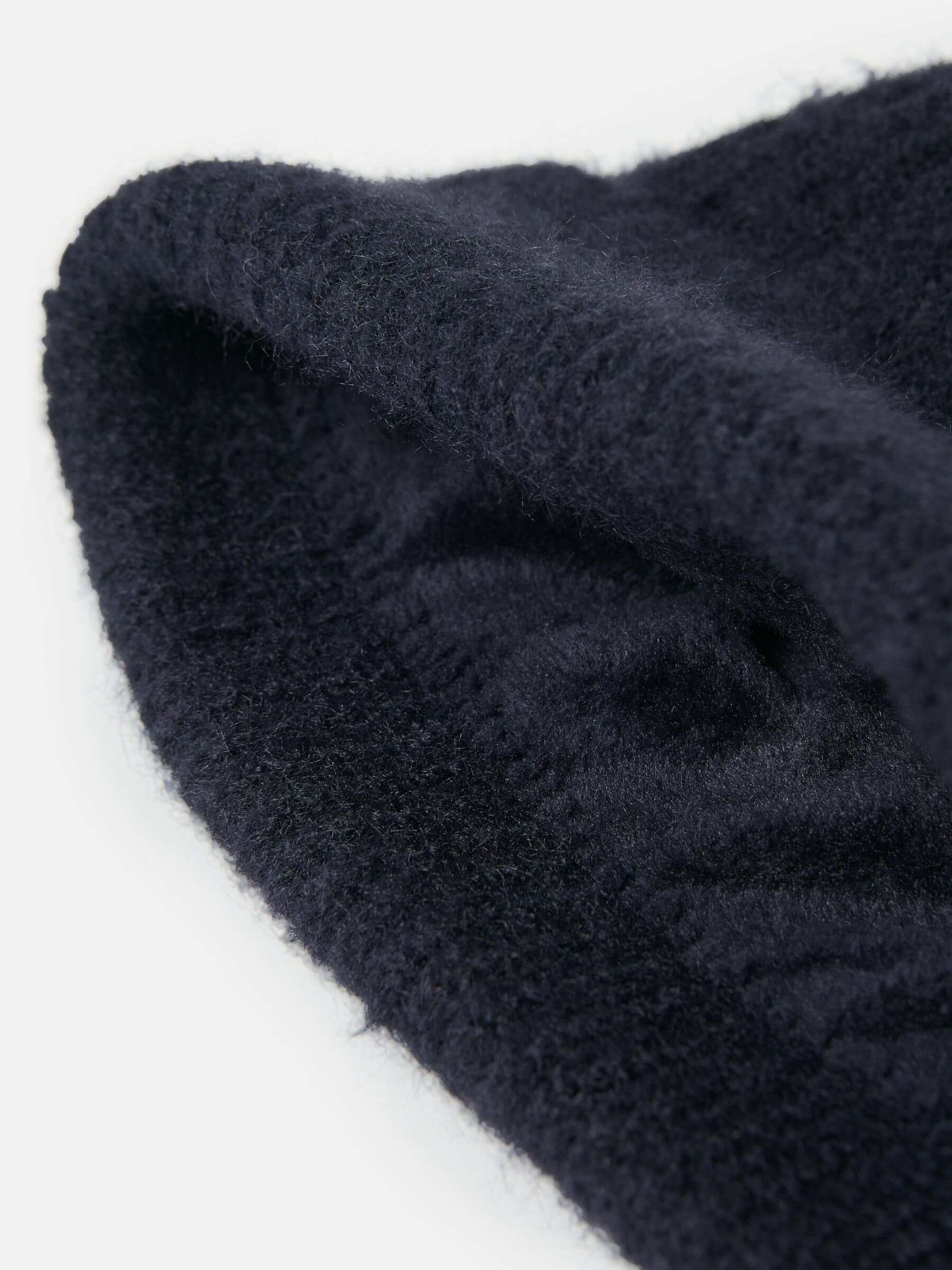 Effie Navy Knitted Bobble Hat