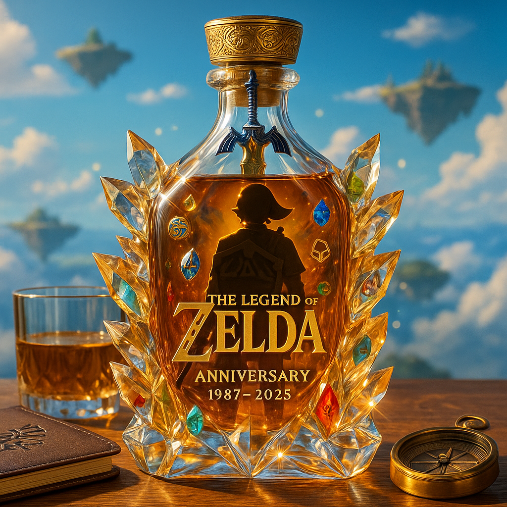 The Legend of Zelda–38Anniversary Whisky Bottle