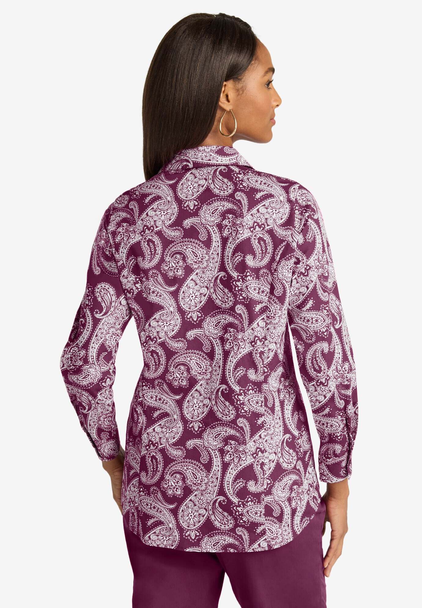 Stretch Cotton Poplin Shirt