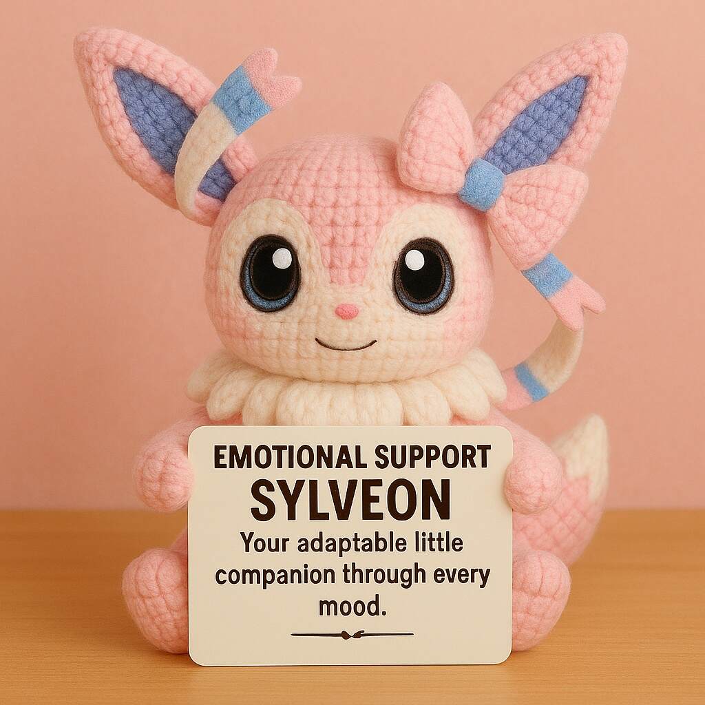 Eevee Hand-Crocheted Emotional Support
