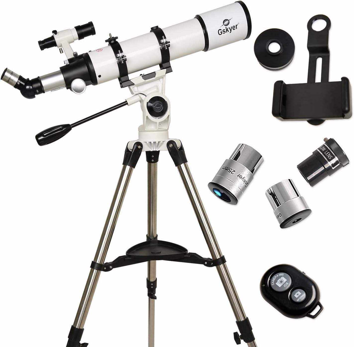 Gskyer Telescope 600x90mm AZ Astronomical Refractor Telescope for Kids, Adults Astronomy, German Technology Scope