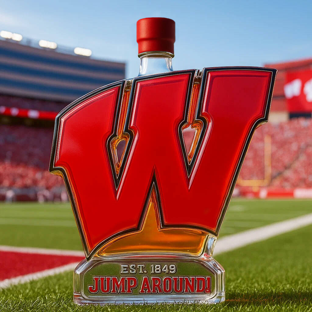 Wisconsin Badgers Limited Edition Whisky Bottle