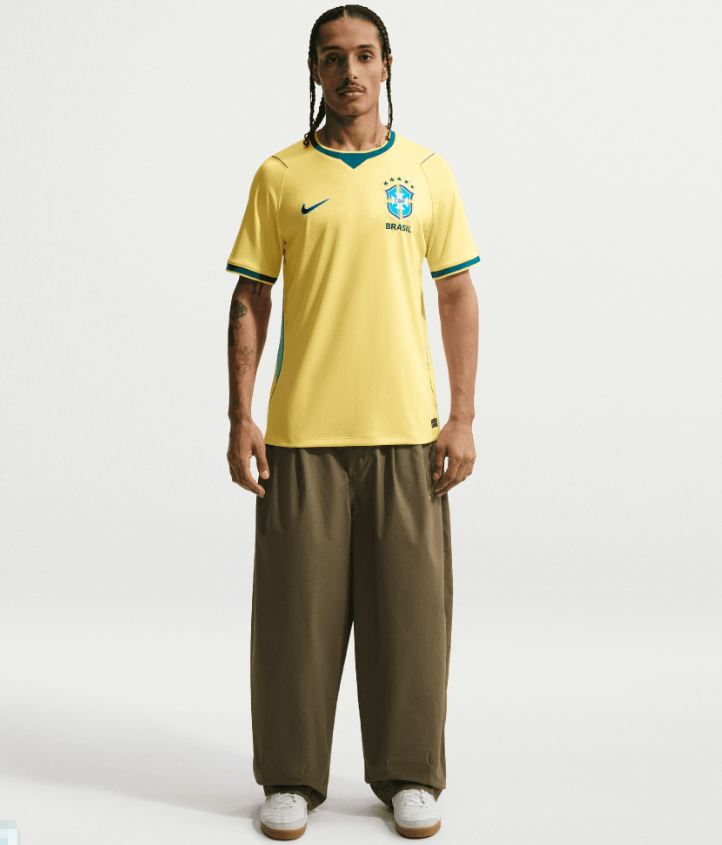 Brazil National Team Nike 2026 Home Stadium Replica Jersey - Yellow