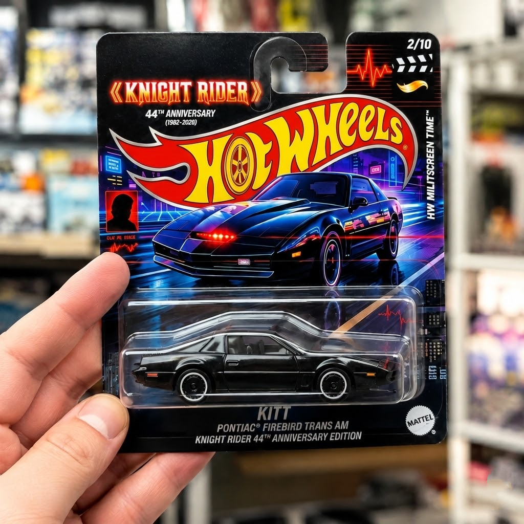 Hot Wheels Knight Rider 44th Anniversary Edition: KITT (1982 Pontiac Firebird Trans Am)
