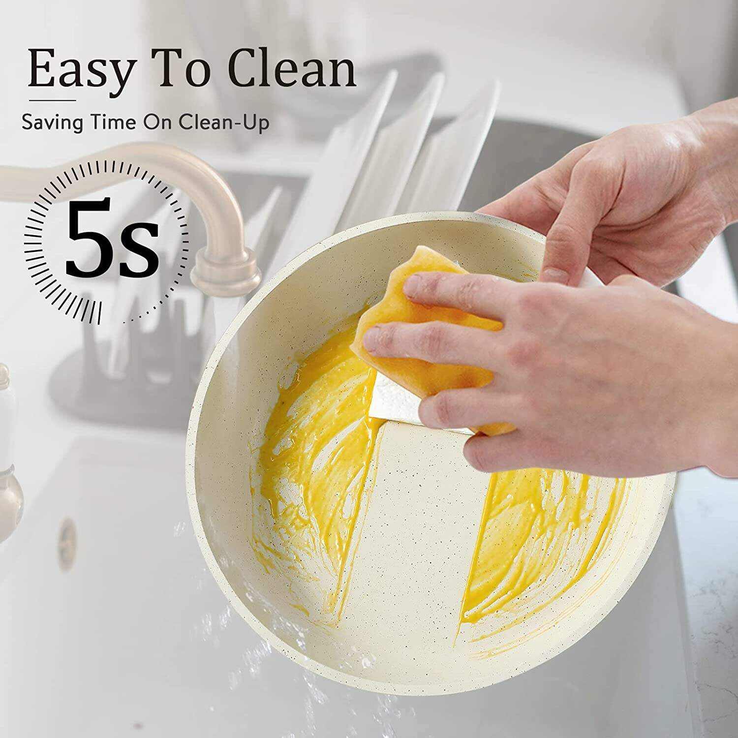 11pcs Pots and Pans Set, Nonstick Cookware Set Detachable Handle, Induction Kitchen Cookware Sets Non Stick with Removable Handle, RV Cookware Set, Oven Safe