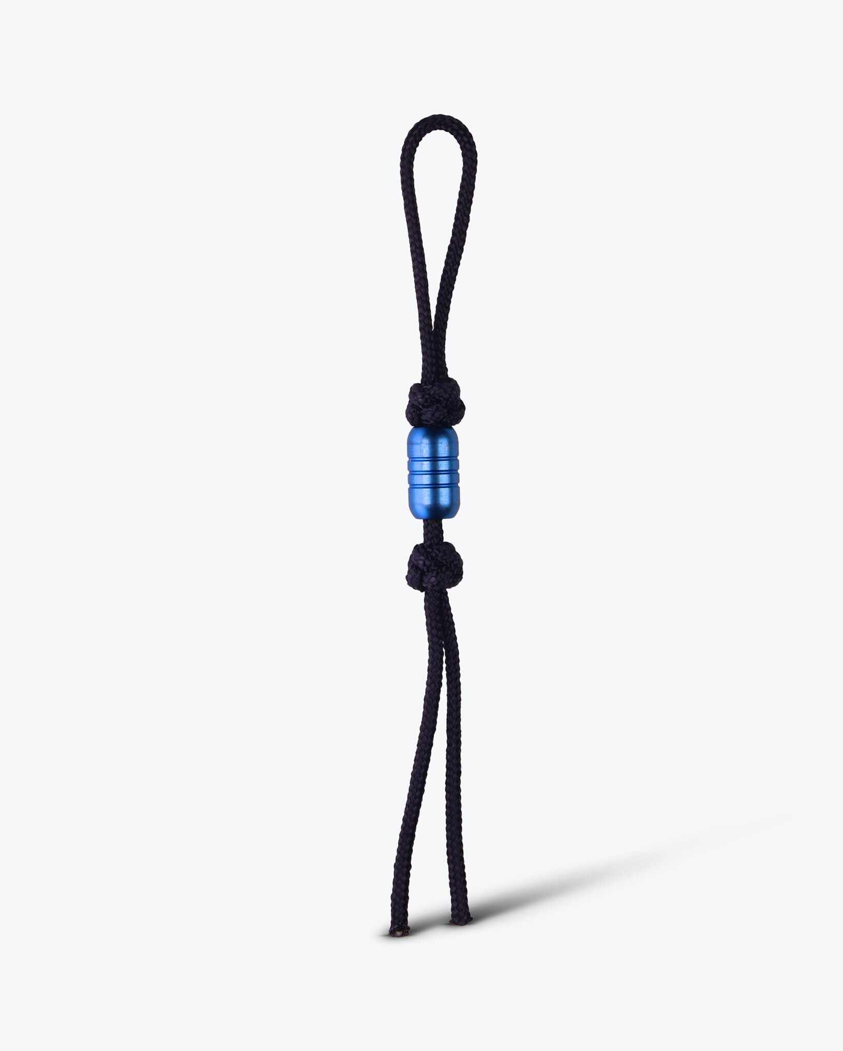 Lanyard, SS Bead | Sapphire Blue PVD