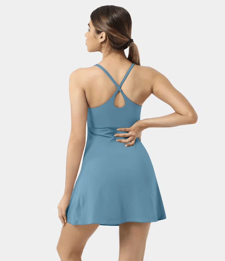 🔥Flash Sale🔥Softlyzero Plush Backless Active Dress-Easy Peezy