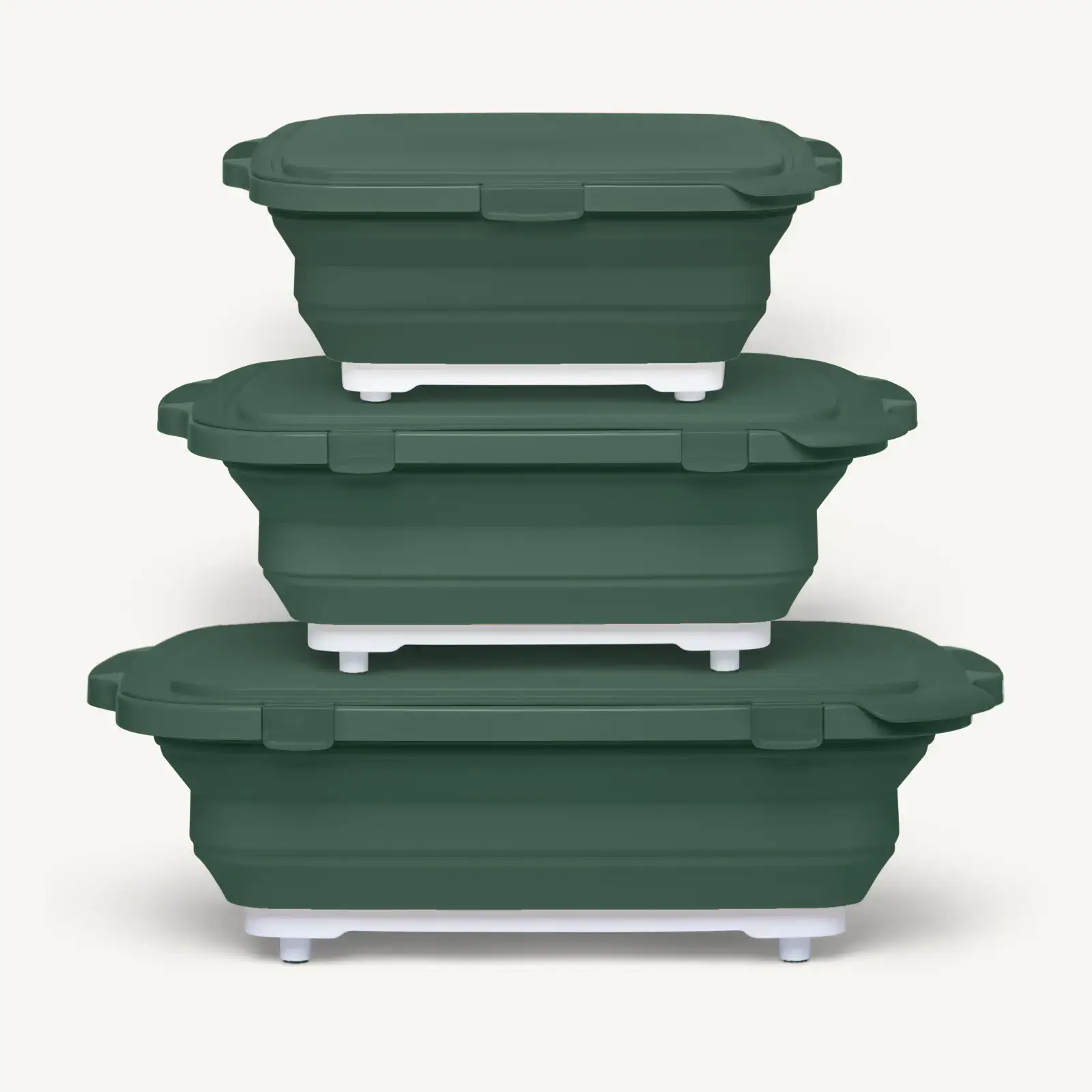 3pc Collapsible BBQ Prep Tub Set