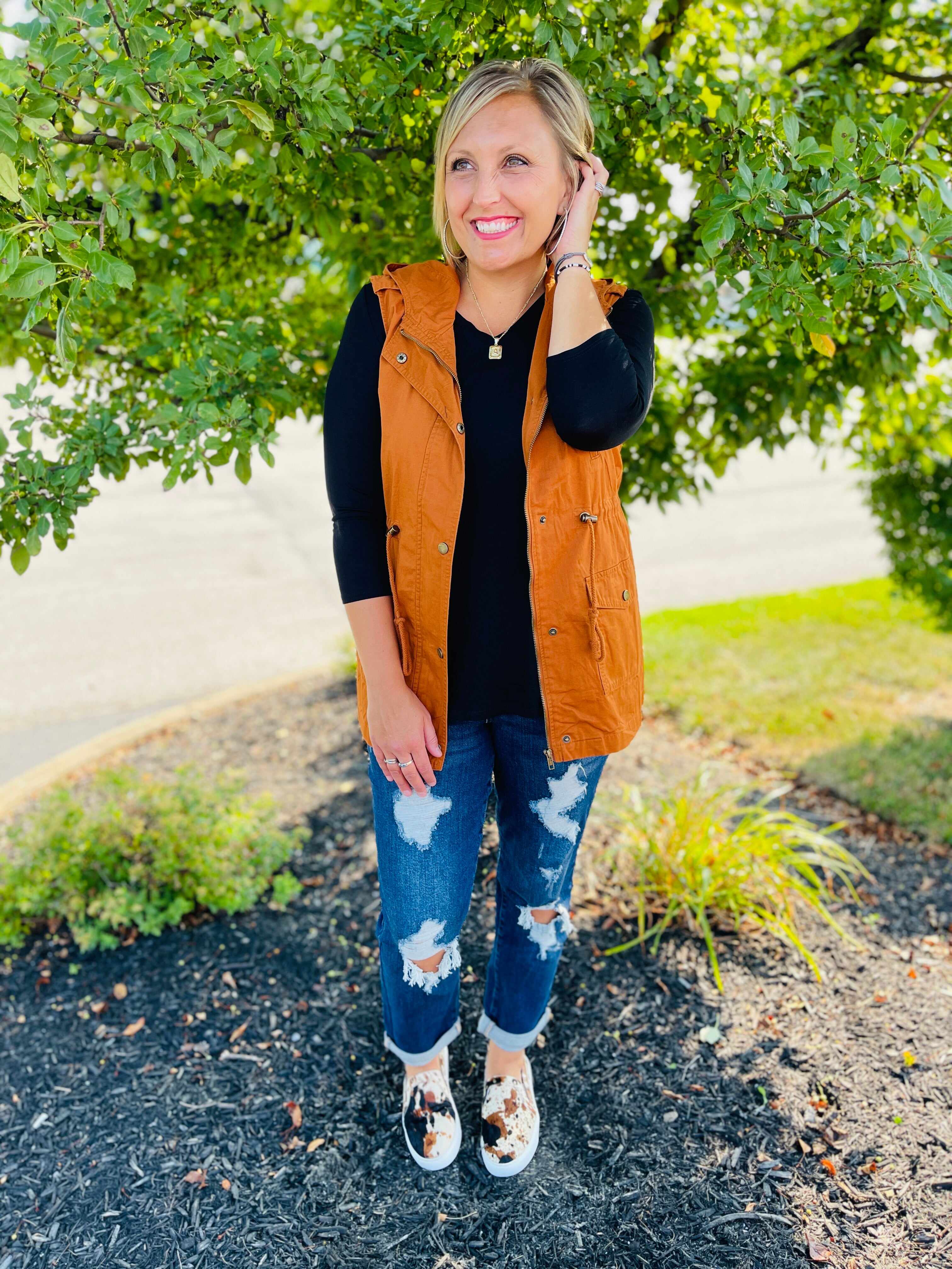 PLUS/REG  A+ Boyfriend Jeans