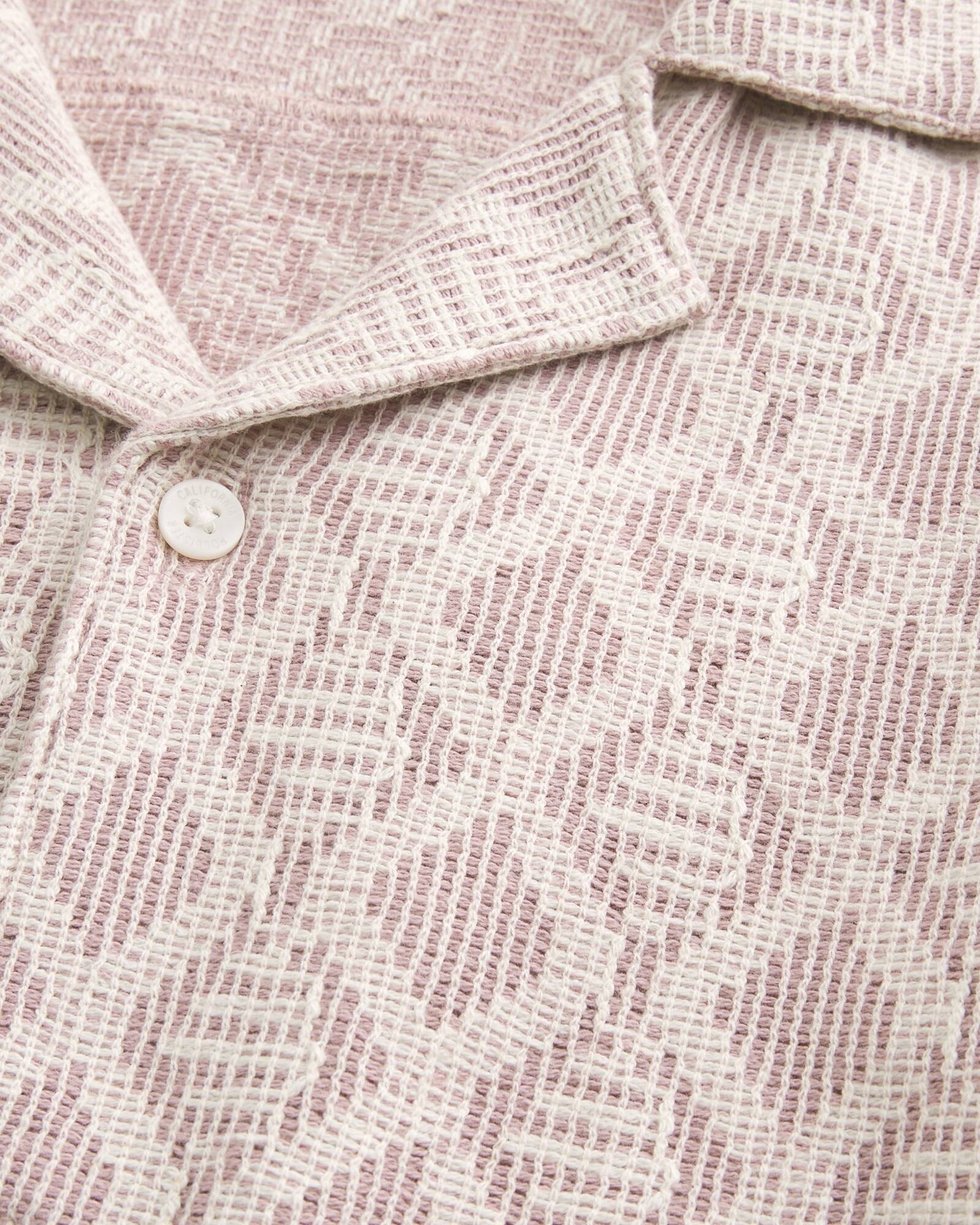 Boxy Short-Sleeve Crochet-Style Shirt