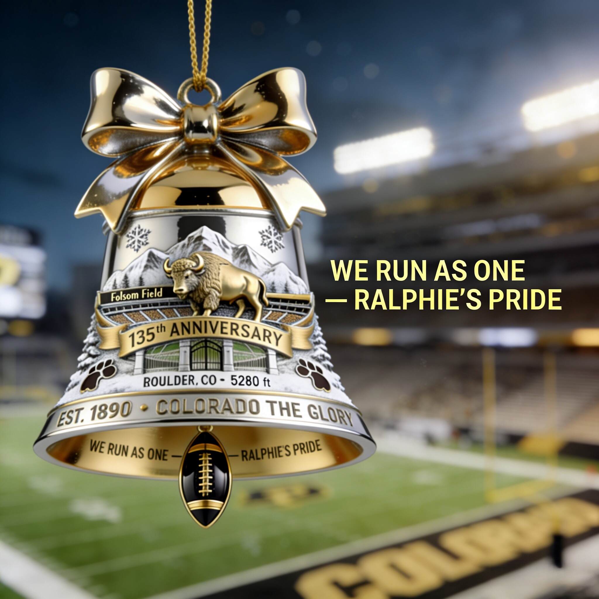 Folsom Legacy • 135th Anniversary Bell Ornament