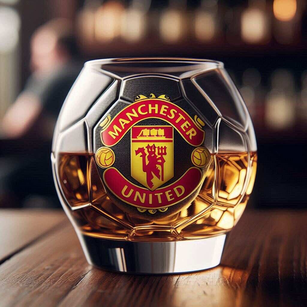 ⚽Premier League Football Glass