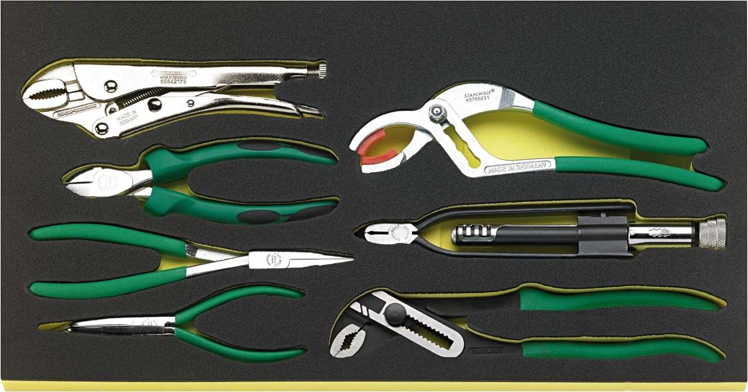 Stahlwille AOG-Kit No. 1322a WT/TS - 154 High-Performance Tools for Aeroplanes in Tool Trolley No. 13217 with TCS Inlays, 28.4kg, Made in Germany