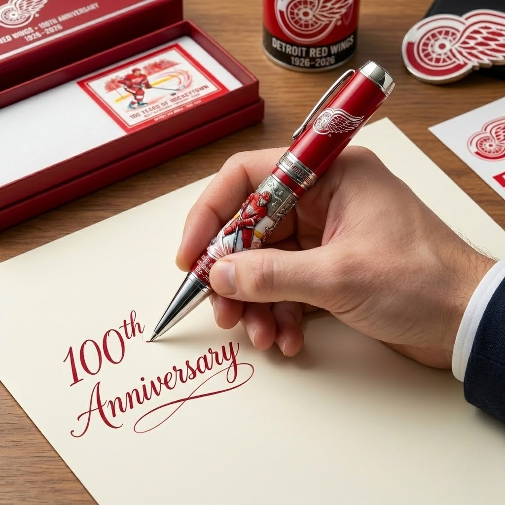 Detroit Red Wings 100th Anniversary Commemorative Pen