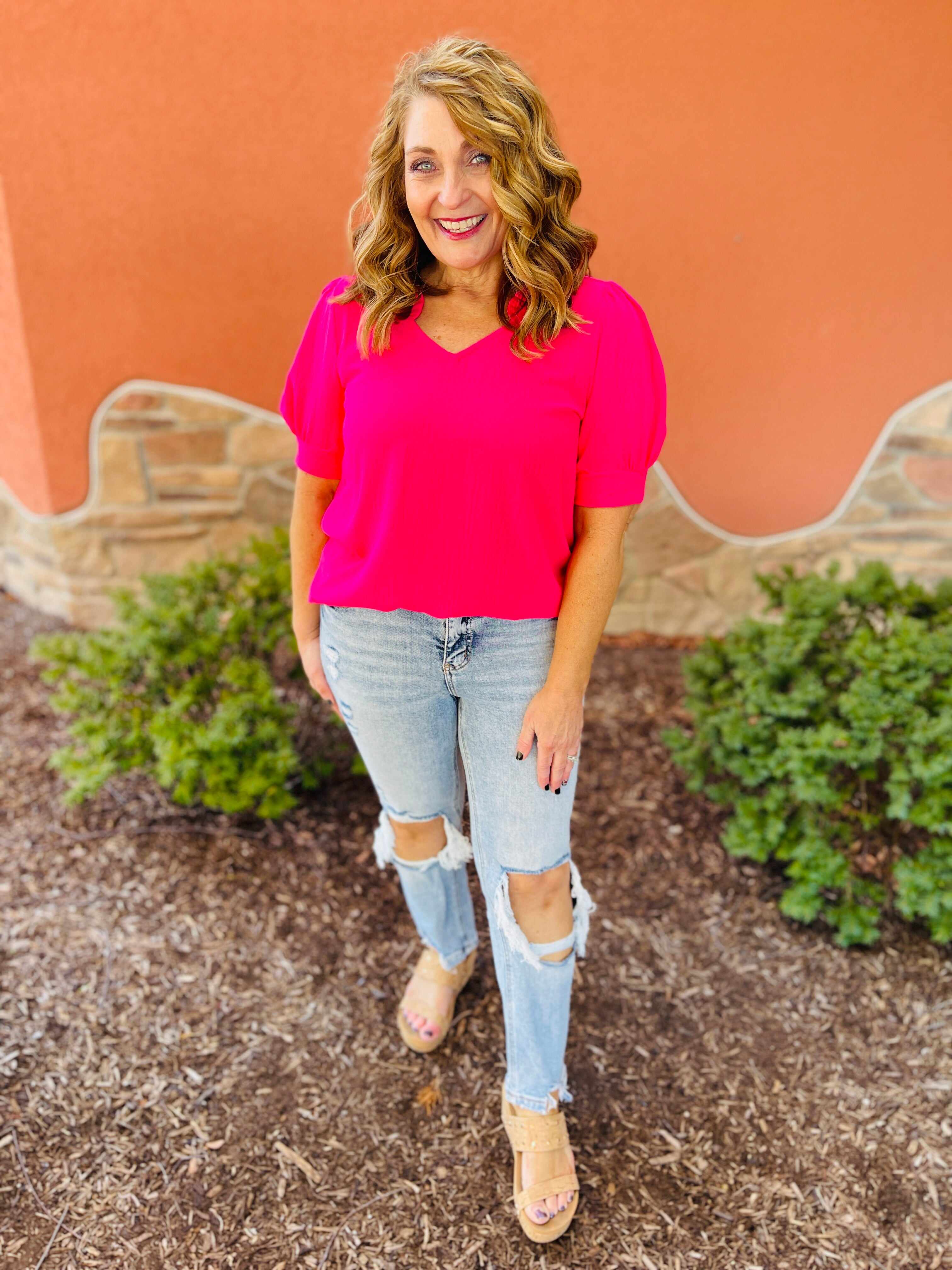 RESTOCK! Lovervet REG/CURVY You're My Lover Cropped Straight Leg Jeans