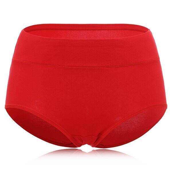 Cotton Seamless Solid Panty Breathable Briefs