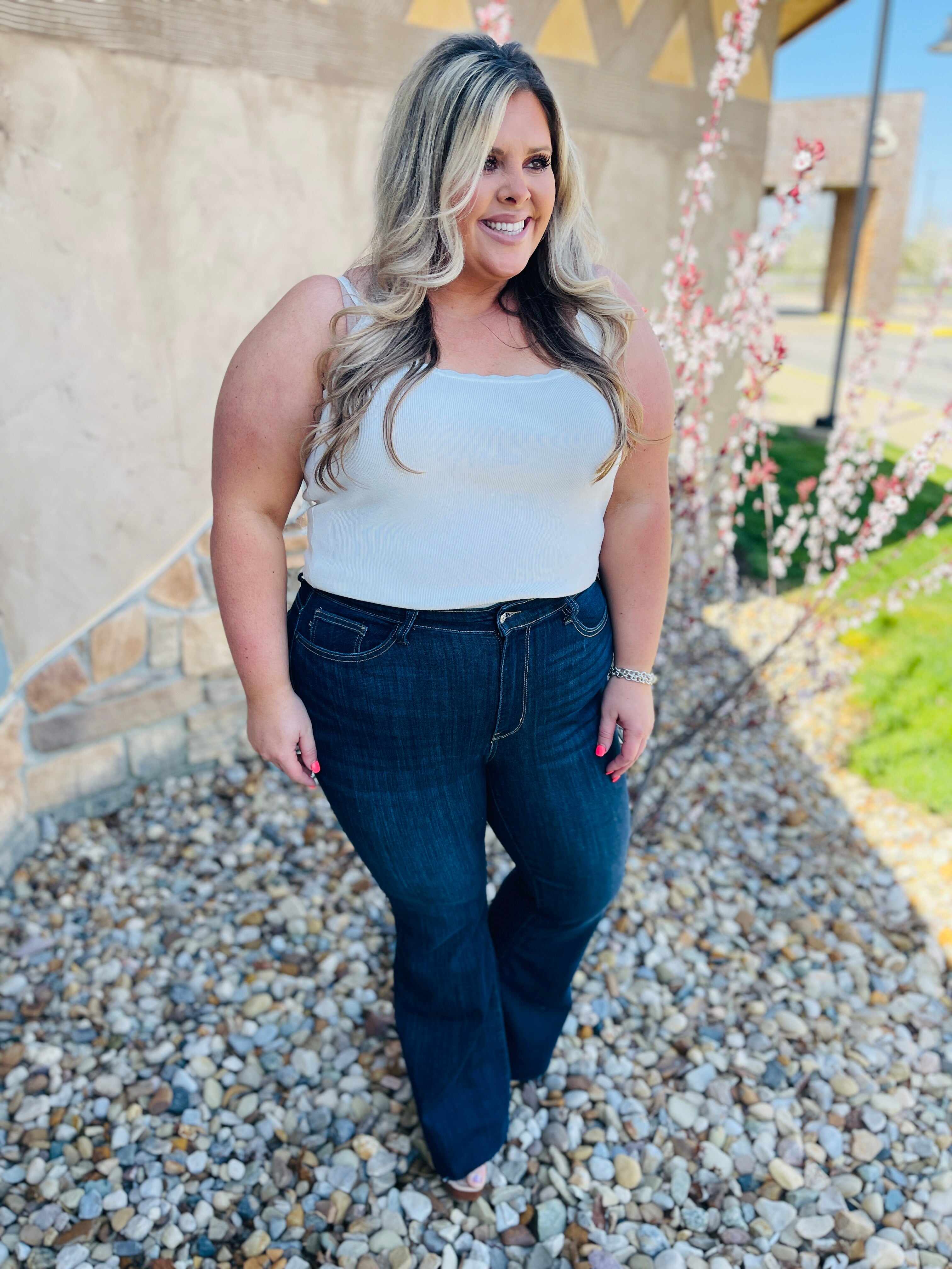 RESTOCK! REG/CURVY See Ya There Flare Jeans