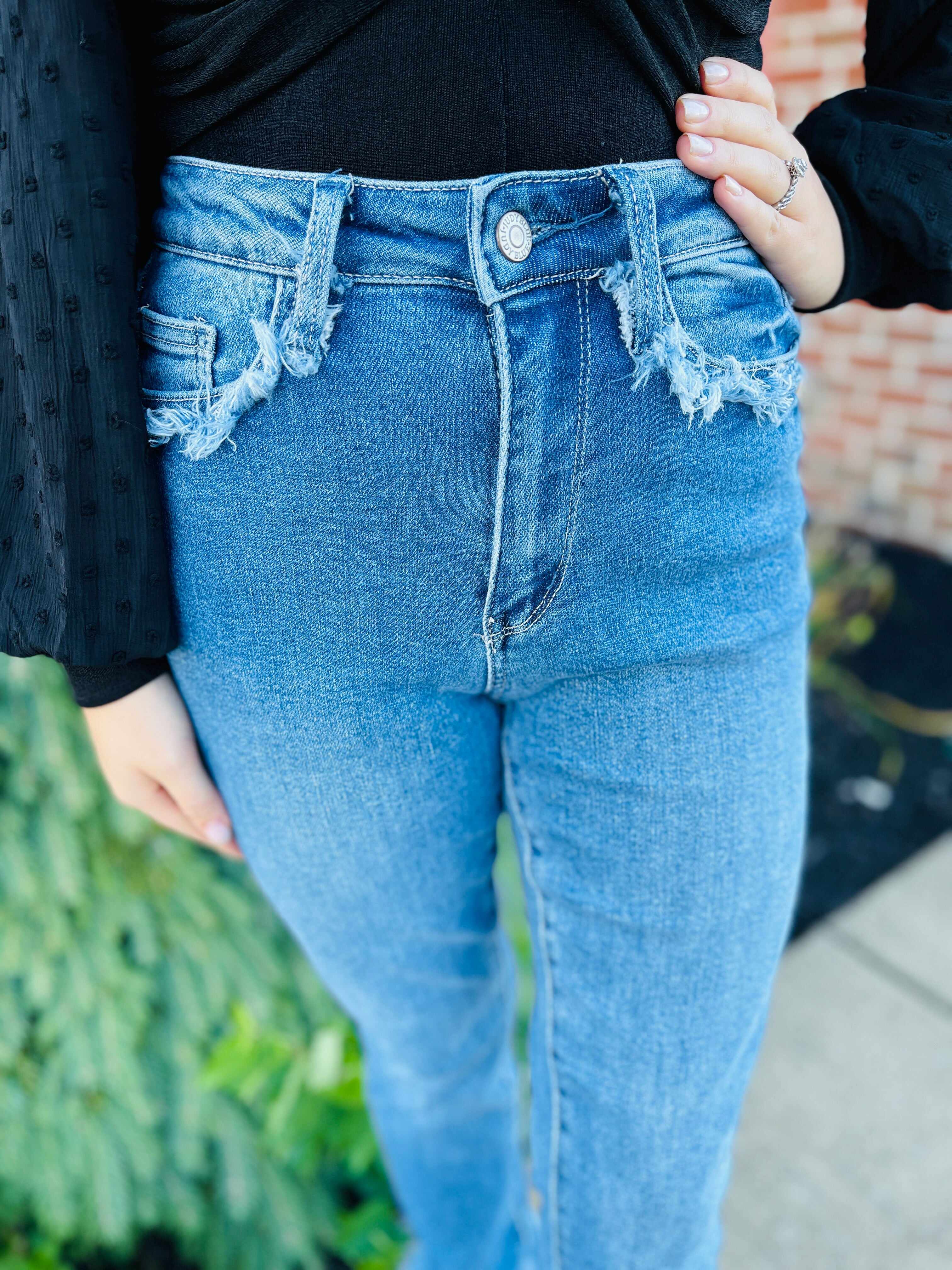 PLUS/REG On The Fringe Slim Fit Jeans
