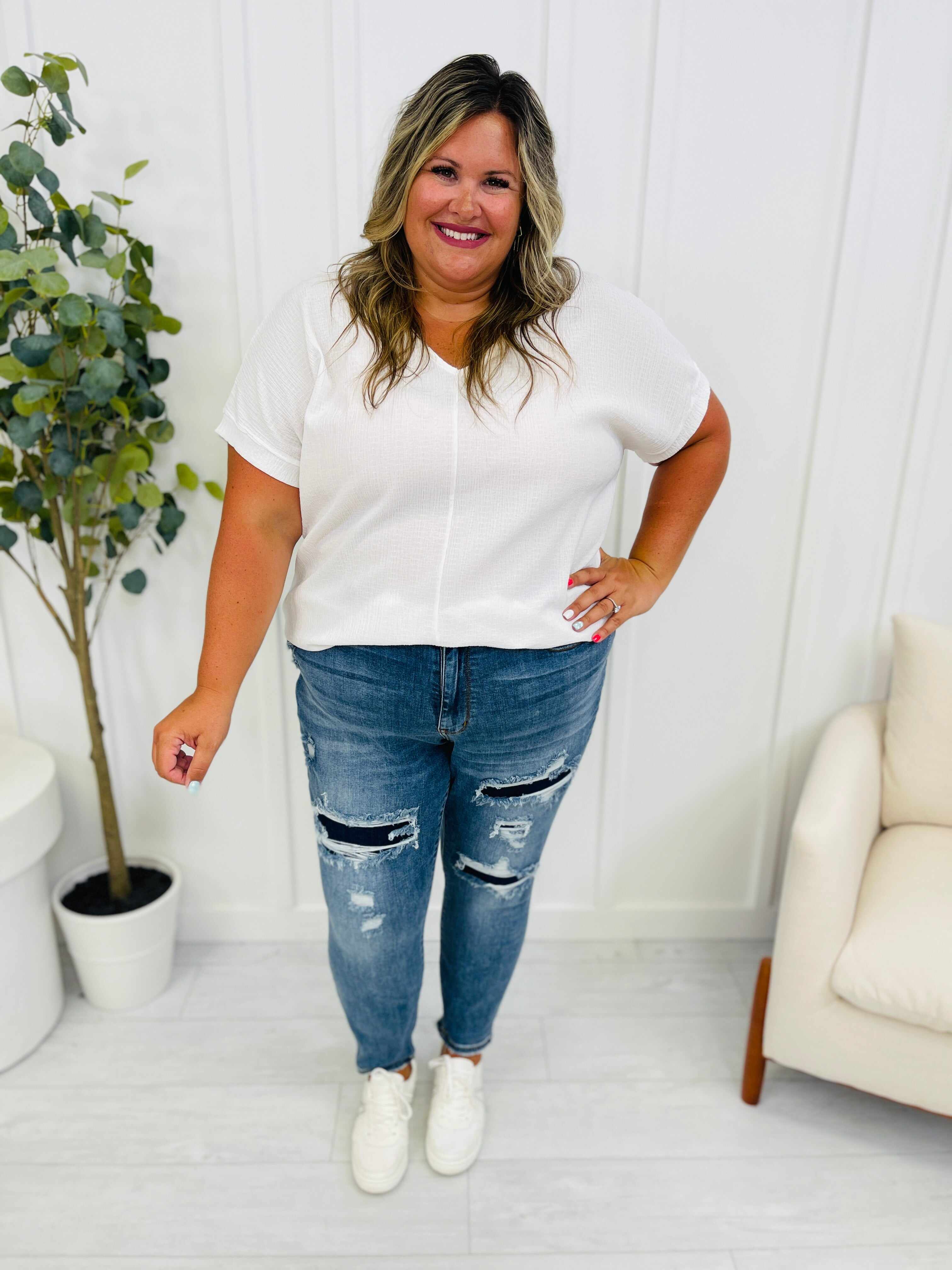 REG/CURVY Best In The Patch Midrise Relaxed Fit Jeans