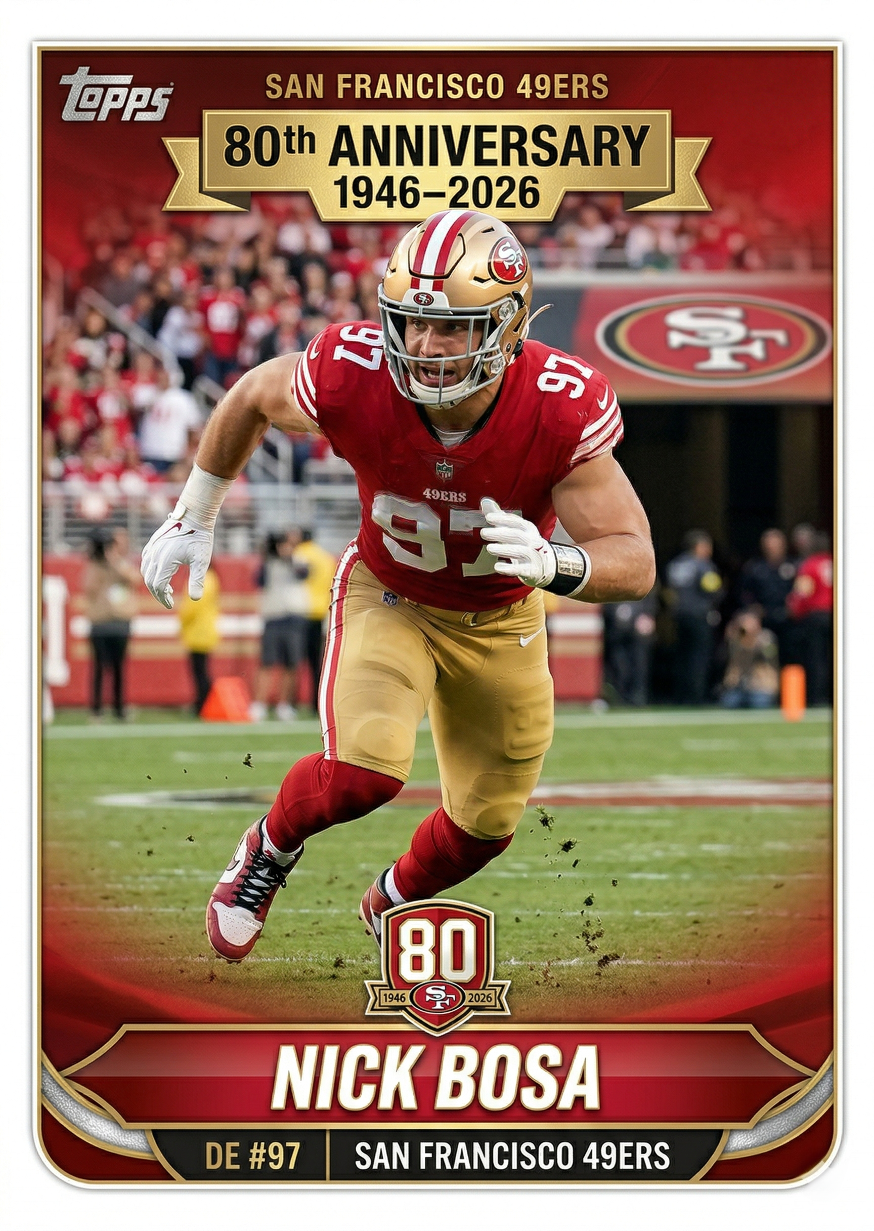 2026 San Francisco 49ers 80th Anniversary Hobby Box