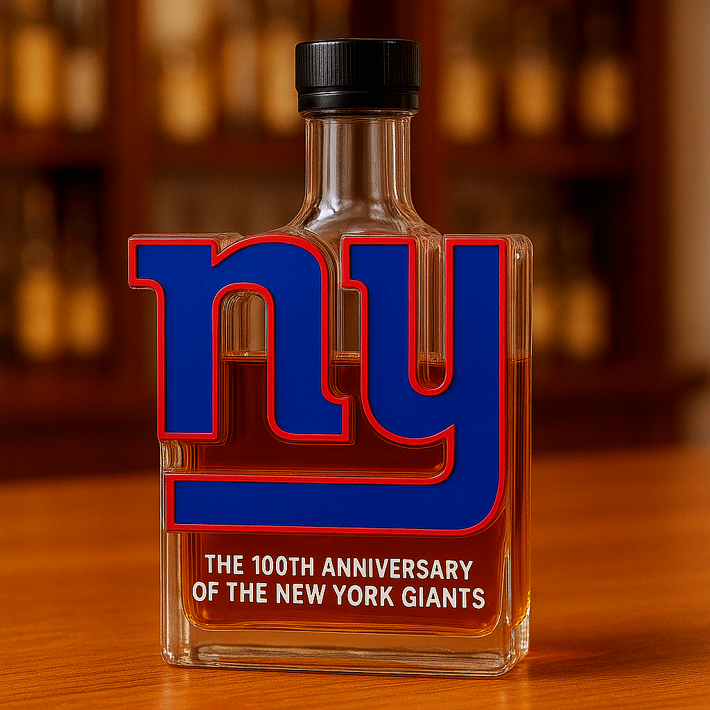 New York Giants Whiskey Bottle——100th Anniversary Edition