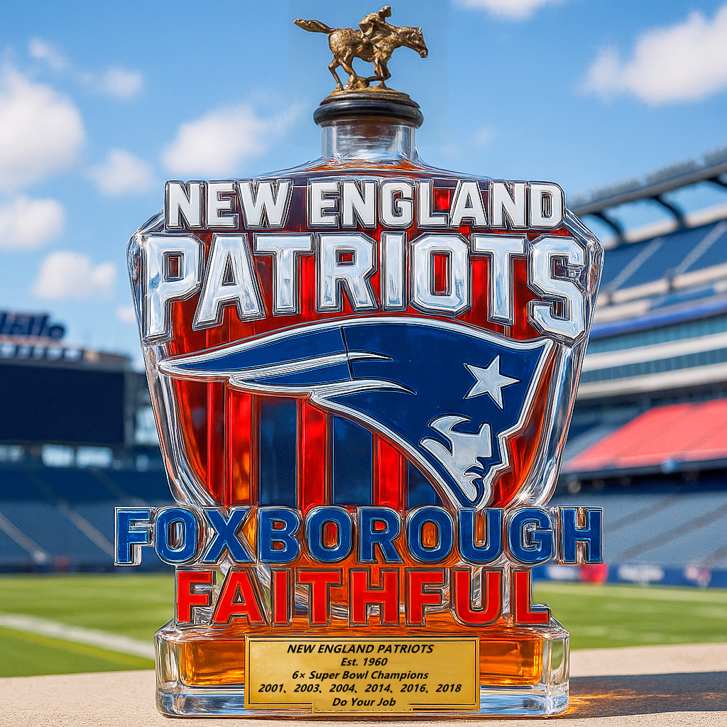 New England Patriots - Foxborough Faithful Whiskey Bottle
