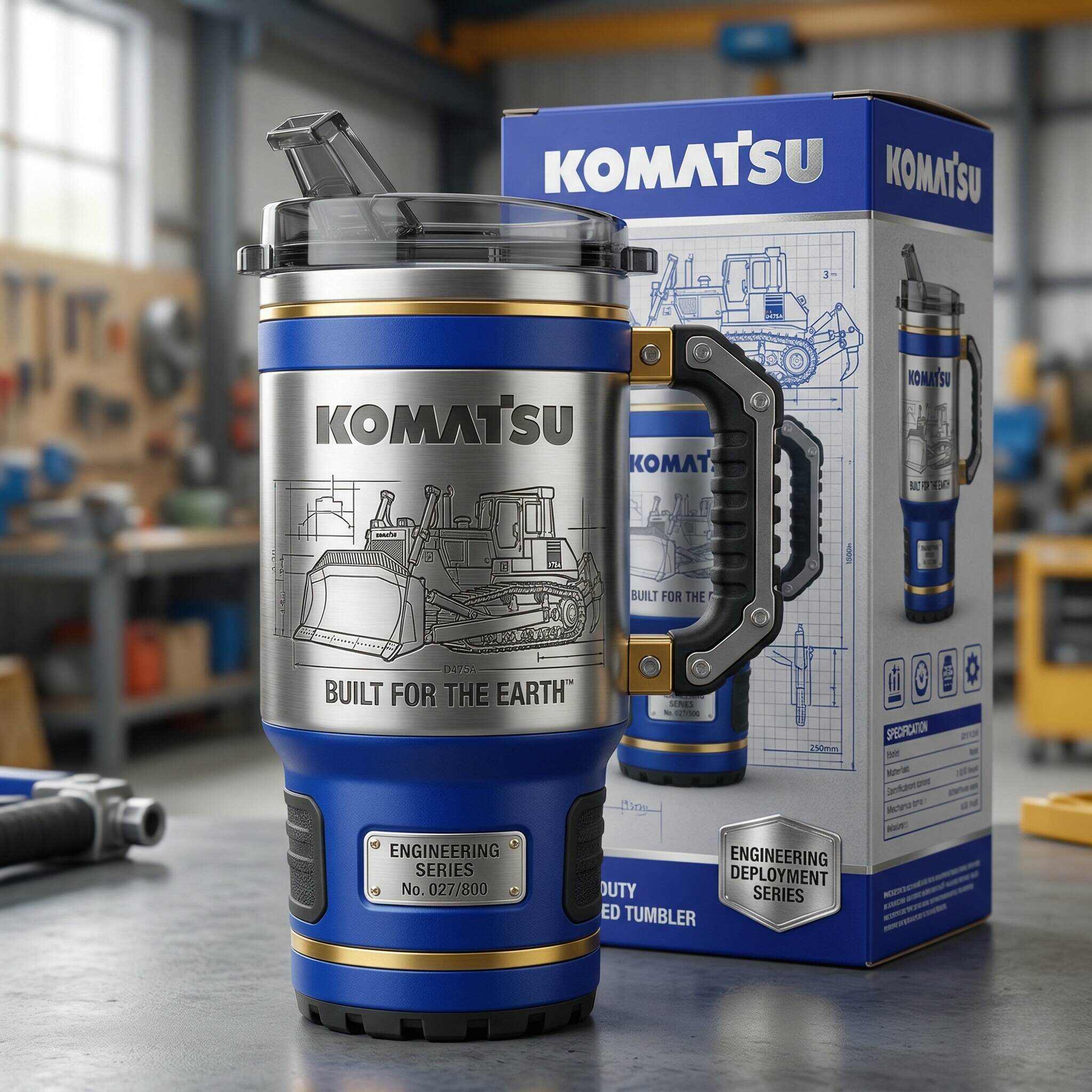 Komatsu Engineering Series Collector’s Tumbler