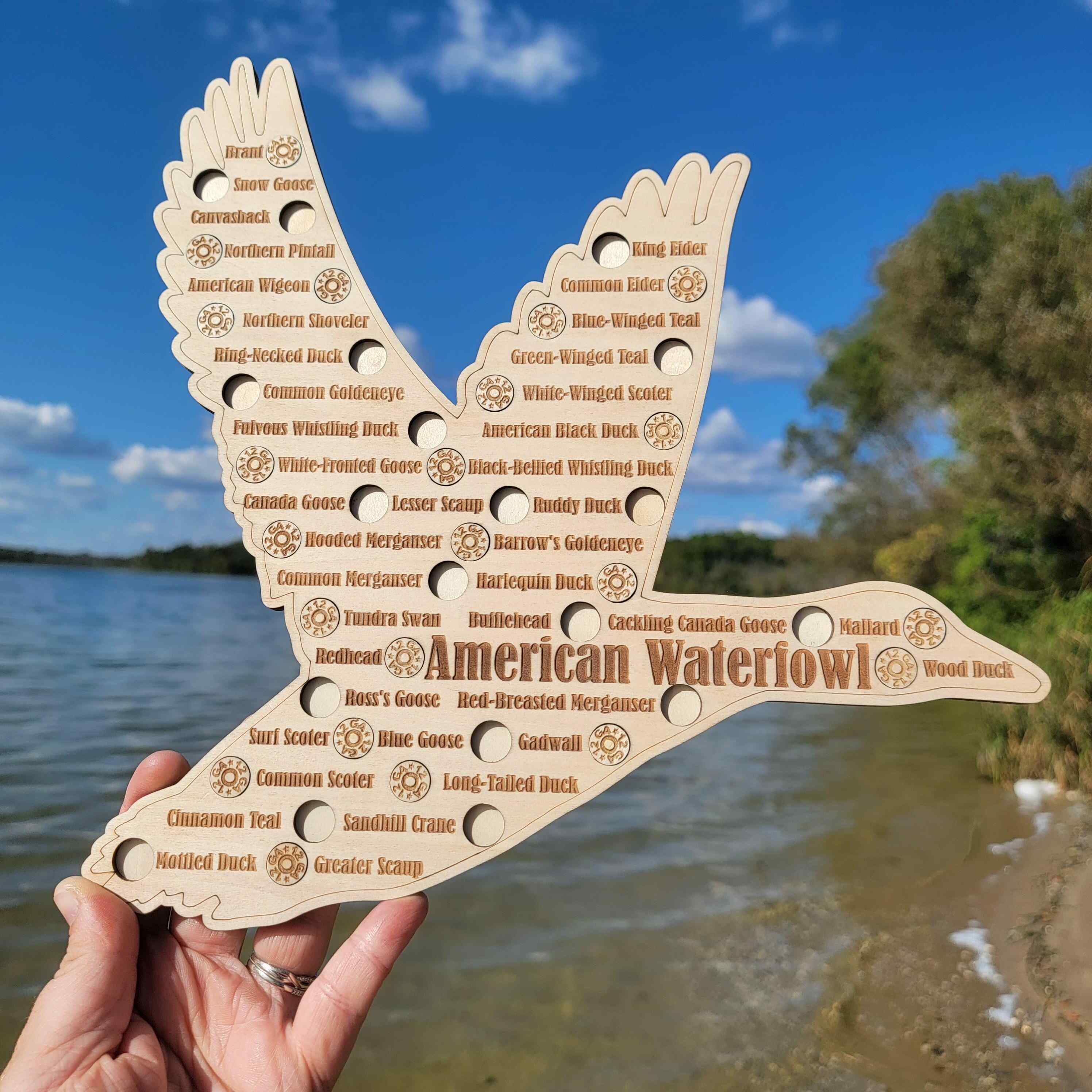 American Waterfowl Duck Hunting - Men Gift | Waterfowl Sign with Shotgun