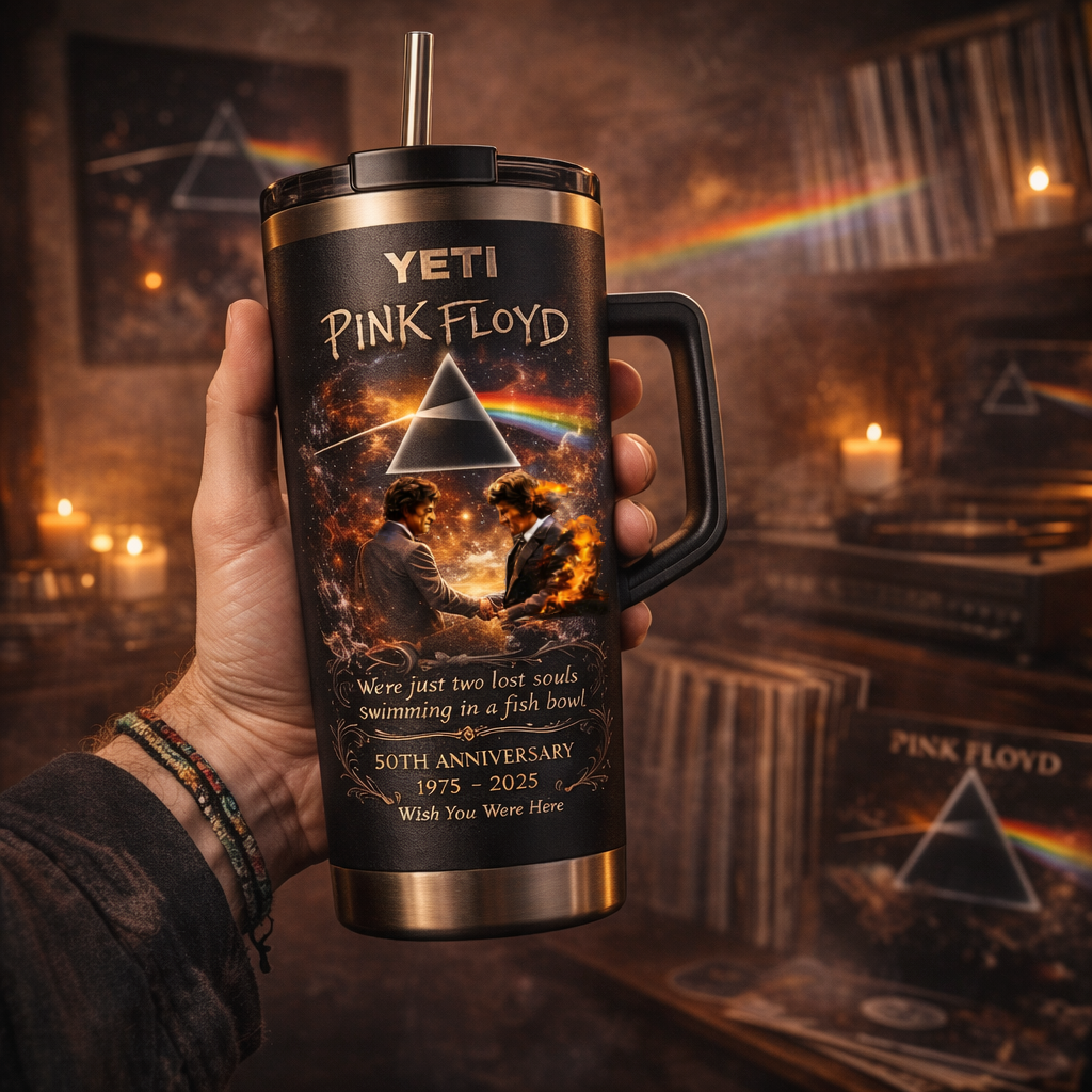 Pink Floyd – “Wish You Were Here” 50th Anniversary YETI Tumbler
