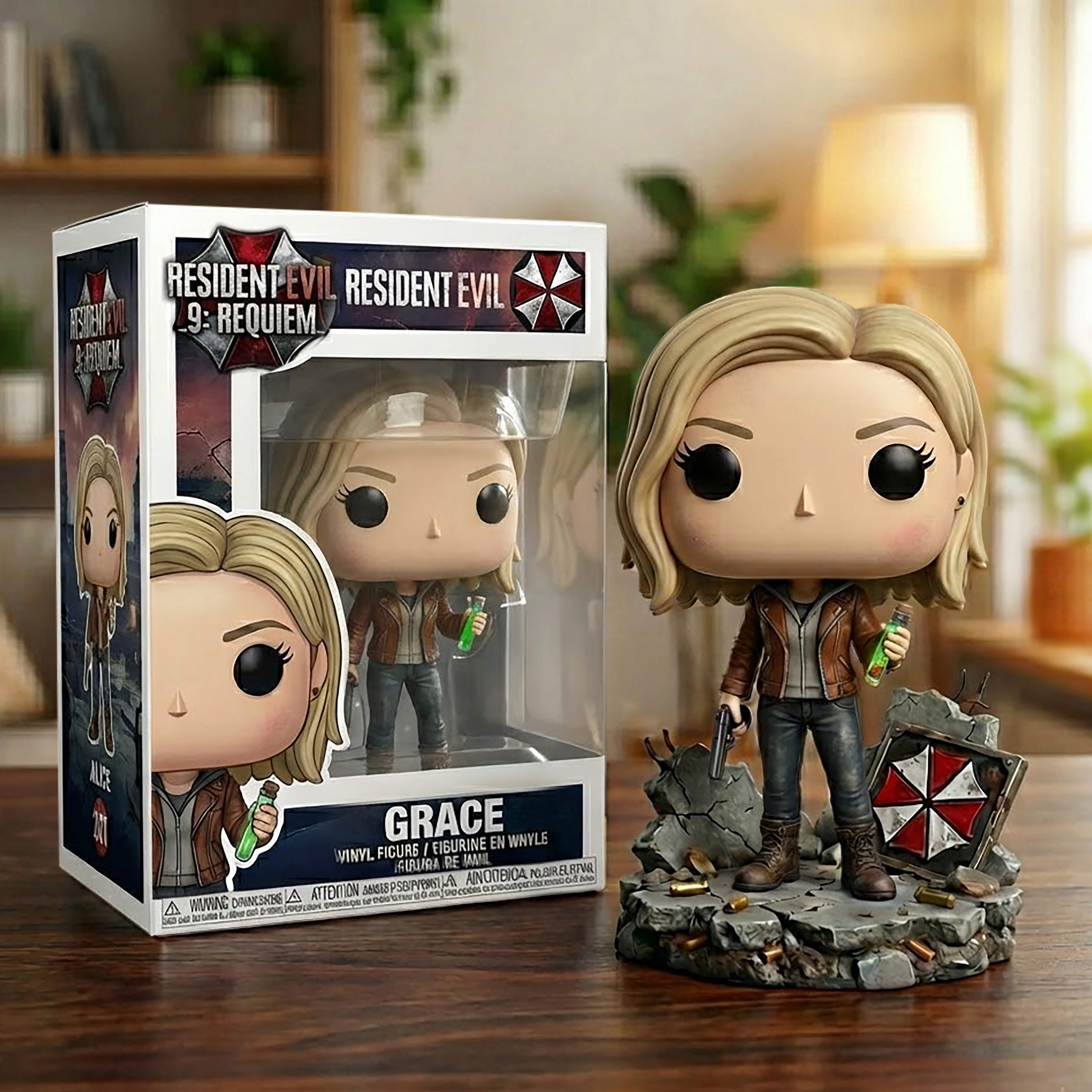 Resident Evil Inspired Grace Memorial Edition Vinyl Figure