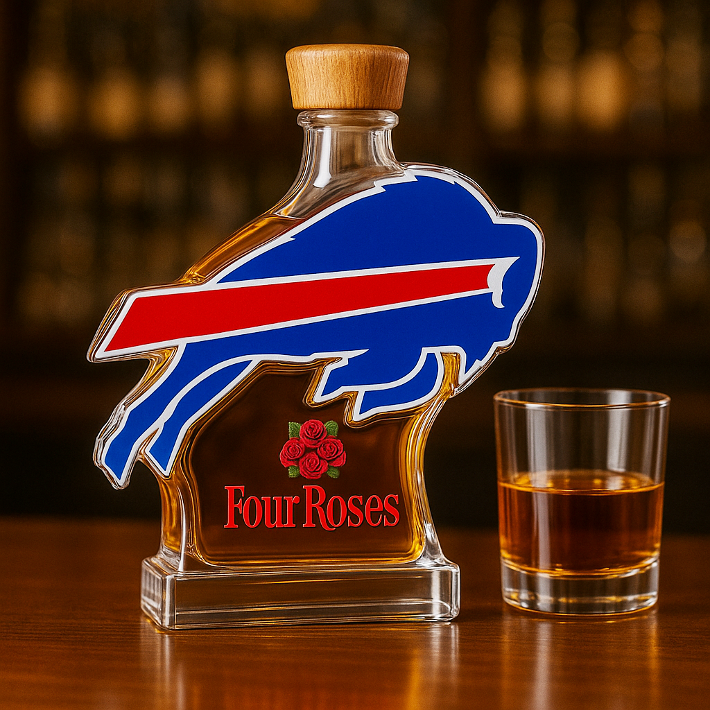 Buffalo Bills Whiskey Bottle
