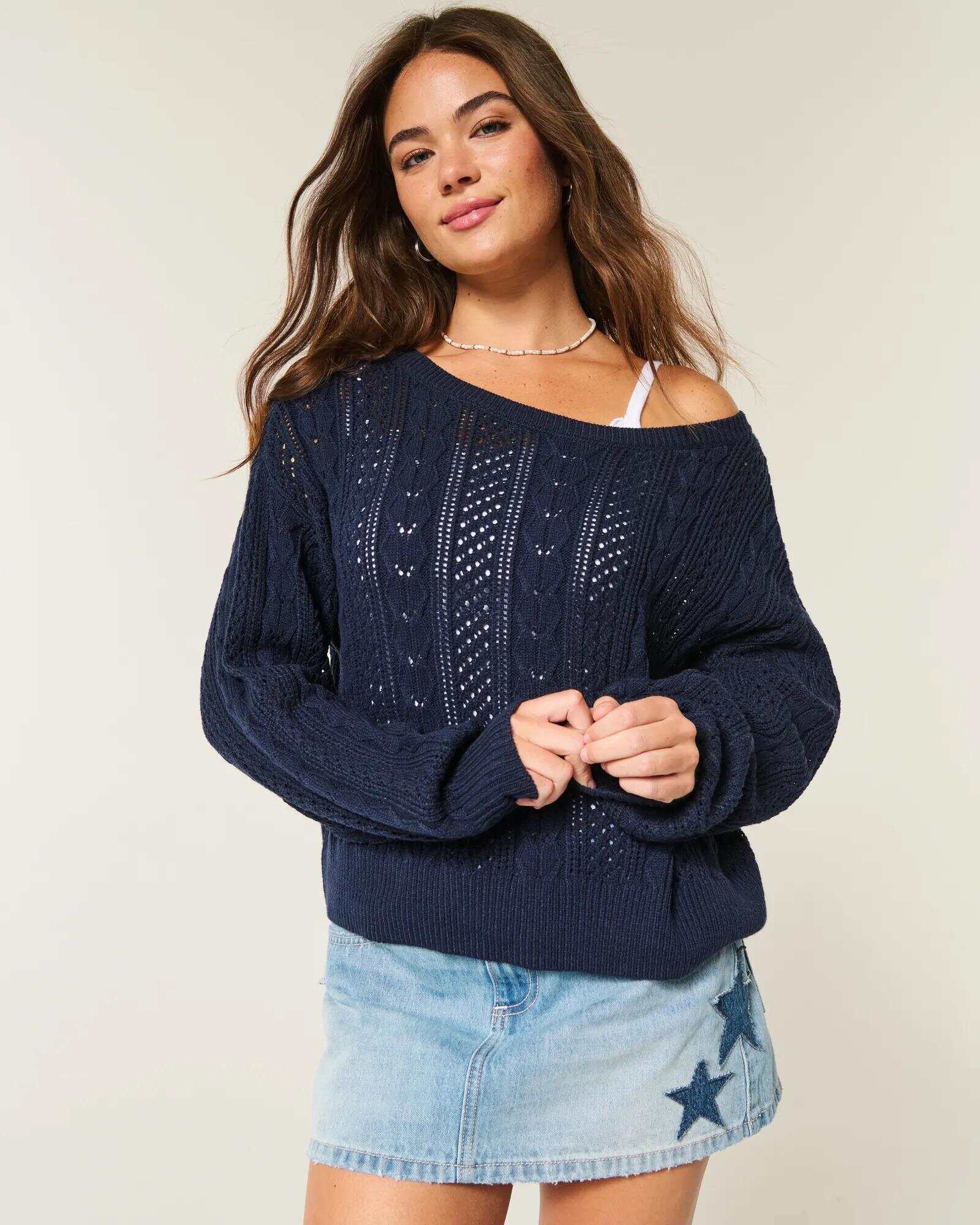 Cable-Knit Sweater
