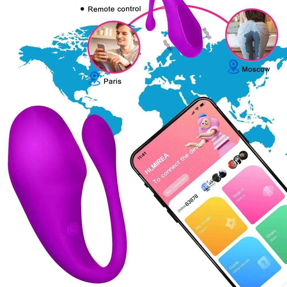 Wireless Bluetooth G-Spot Realistic Dildo Vibrator