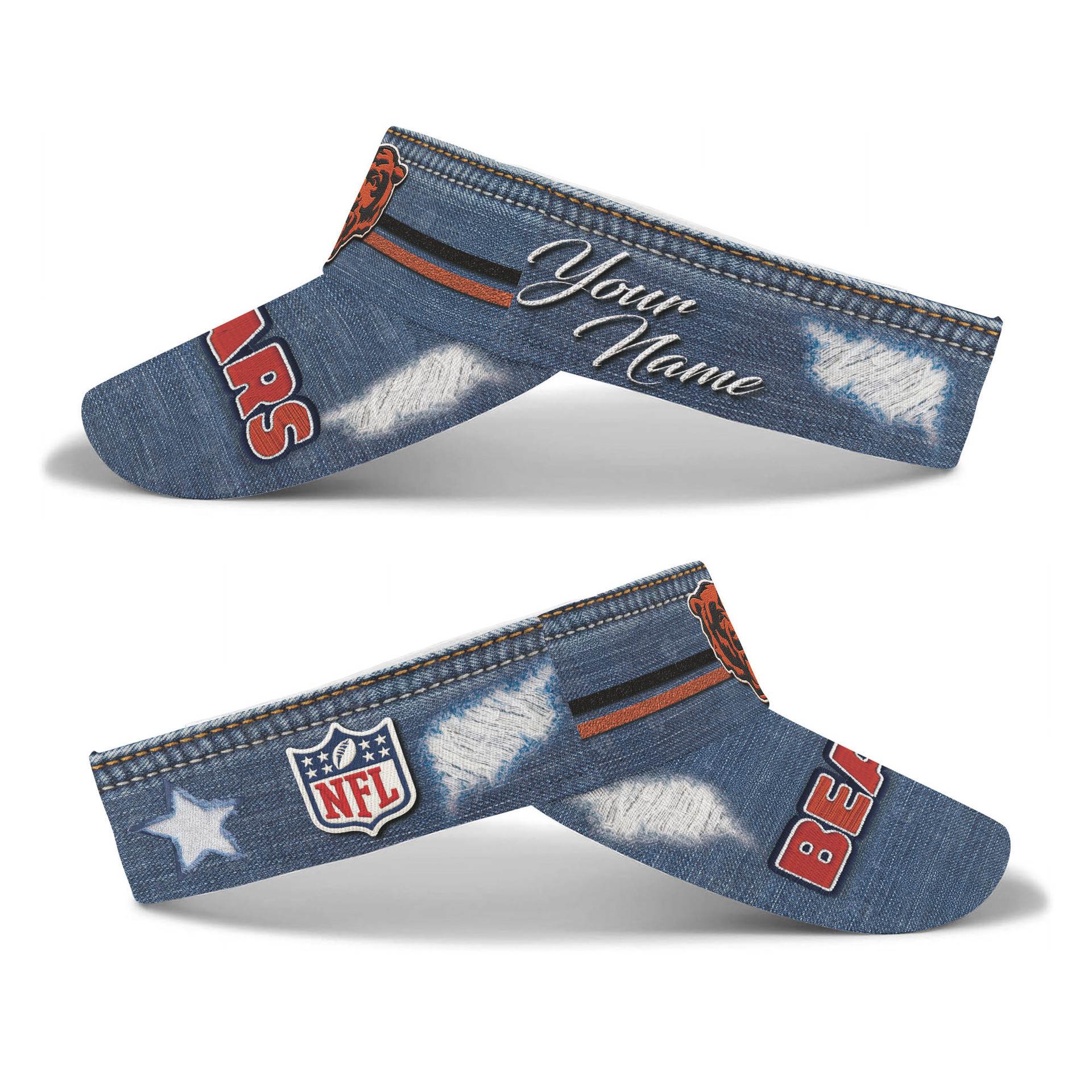 Chicago Bears | Premium NFL Sun Visor Cap TD