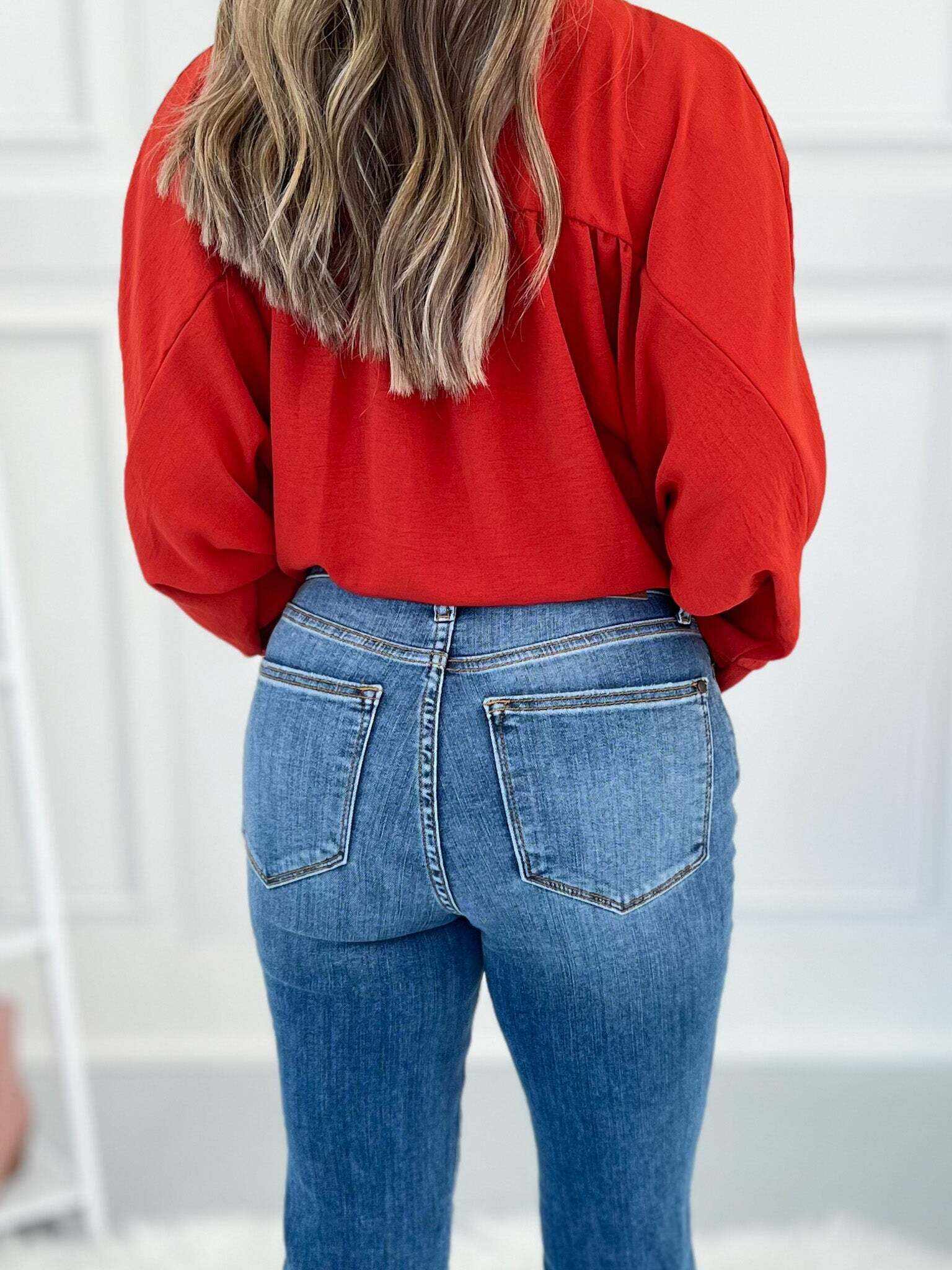Christmas Classic Flare Jeans- Final Sale