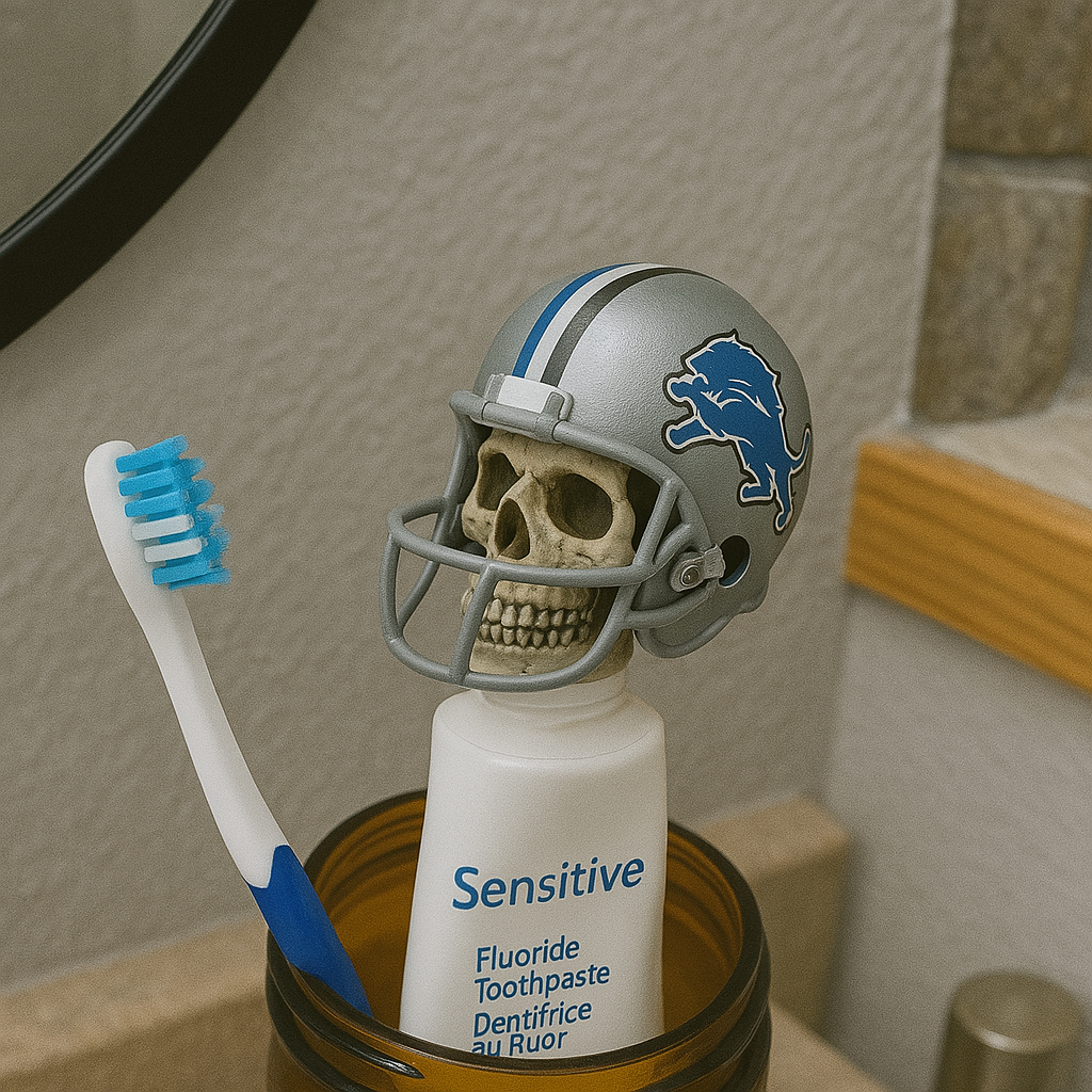 💀🏈NFL Skull Toothpaste Cap