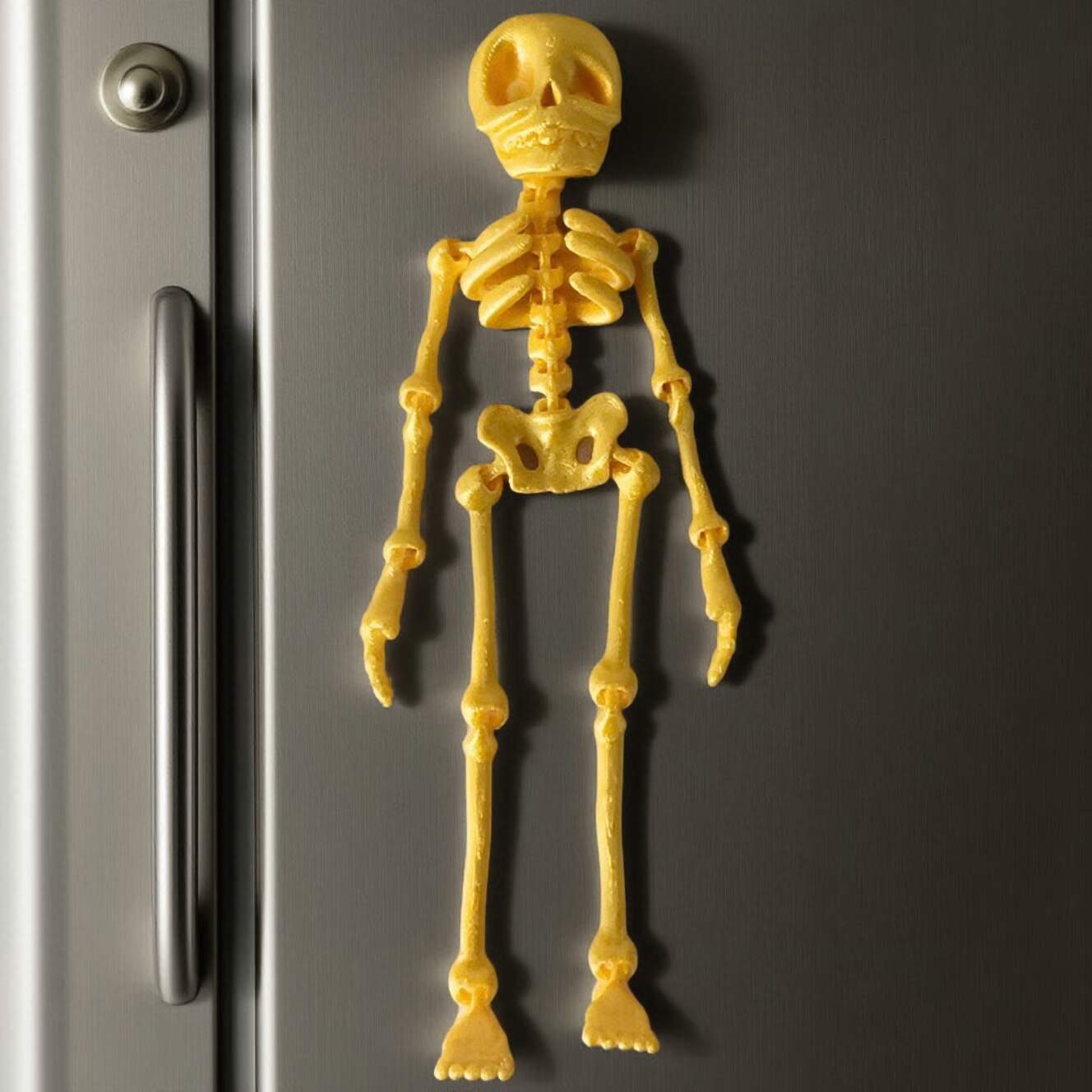 🎃Halloween Hot Sale 49% OFF 💀✨3D Printed Vintage Skeleton Magnetic Figurine 🎃