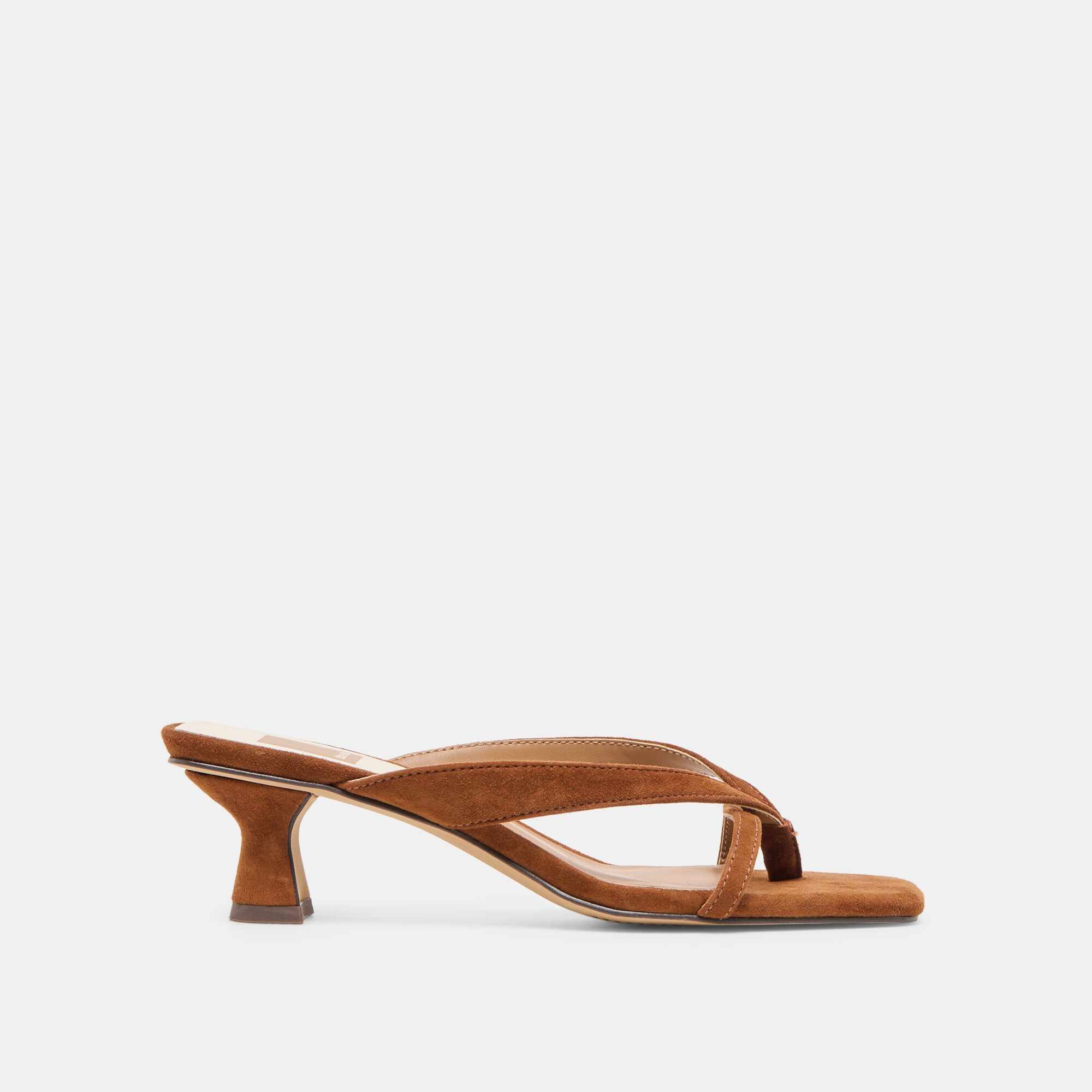 BREVEL HEELS DK BROWN SUEDE