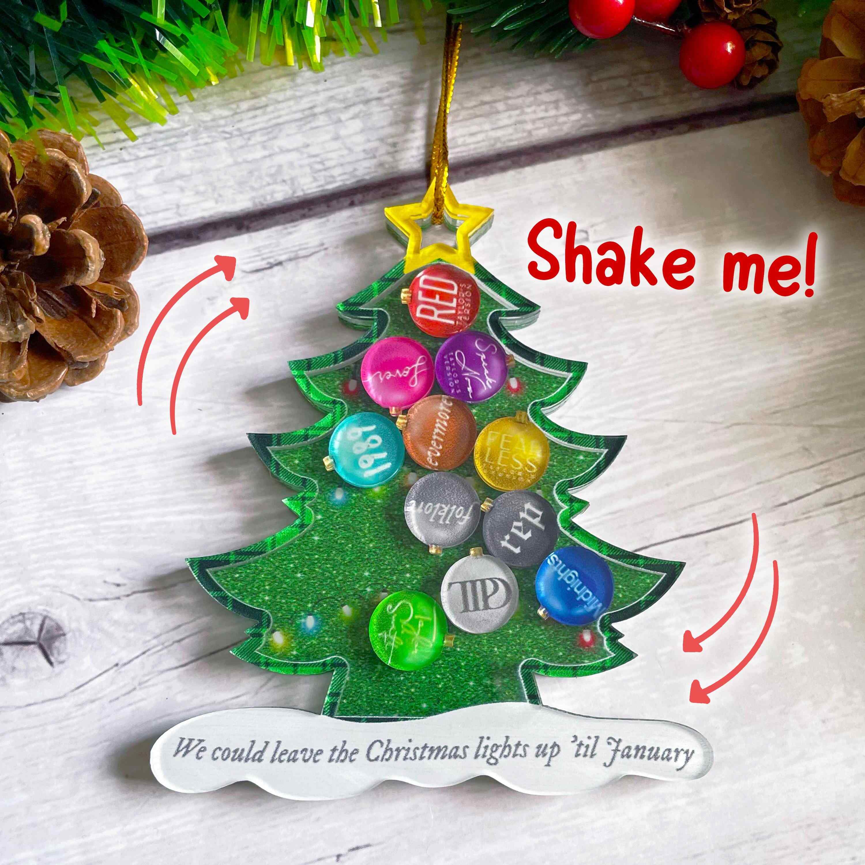 Swiftmas Shaker Ornament